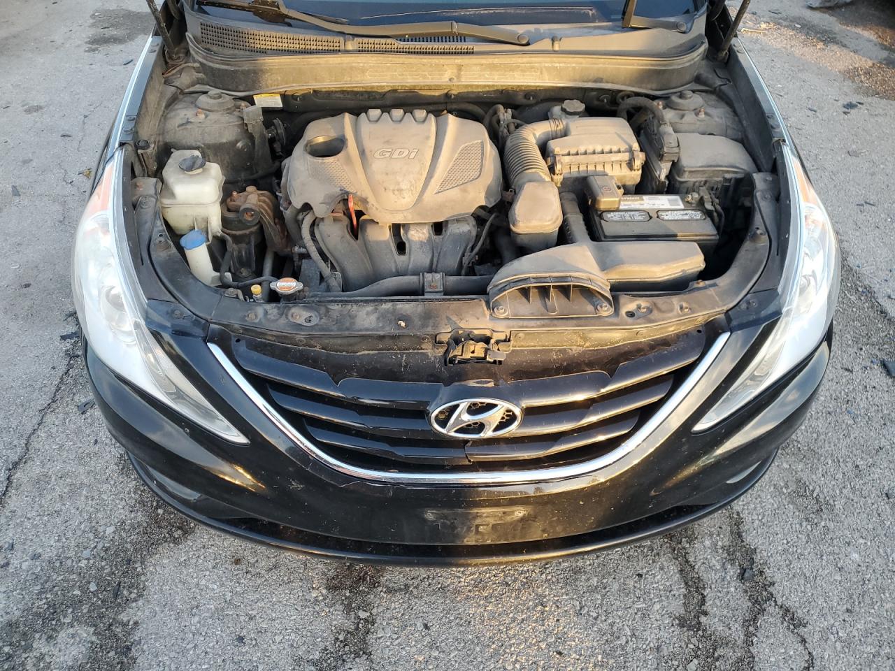 2012 Hyundai Sonata Gls Black vin: 5NPEB4AC5CH338131