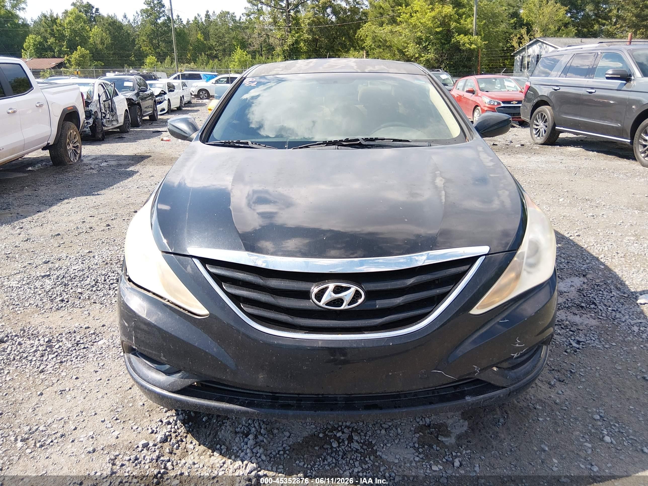 2012 Hyundai Sonata Gls Черный vin: 5NPEB4AC5CH339411