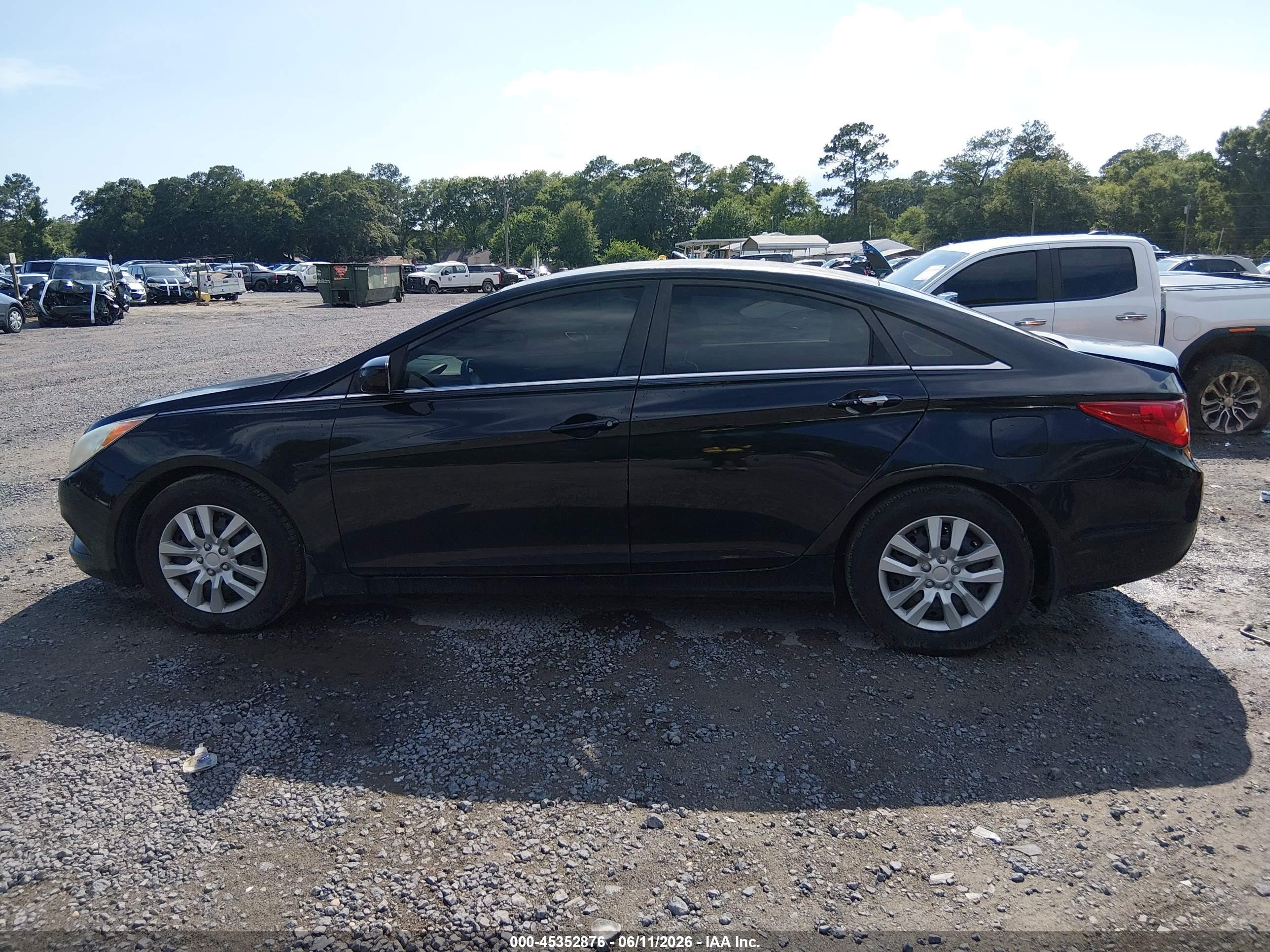 2012 Hyundai Sonata Gls Черный vin: 5NPEB4AC5CH339411