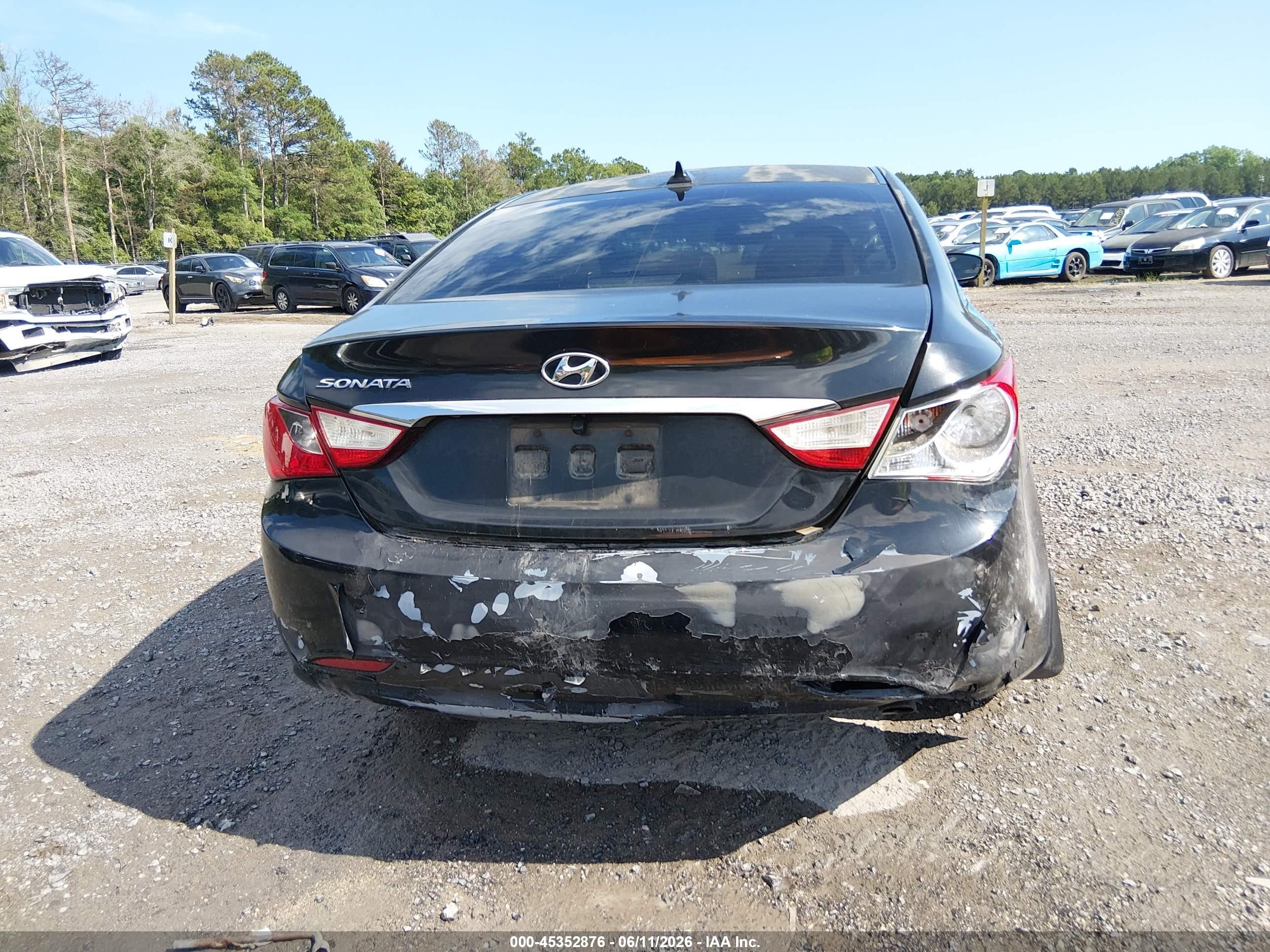 2012 Hyundai Sonata Gls Черный vin: 5NPEB4AC5CH339411