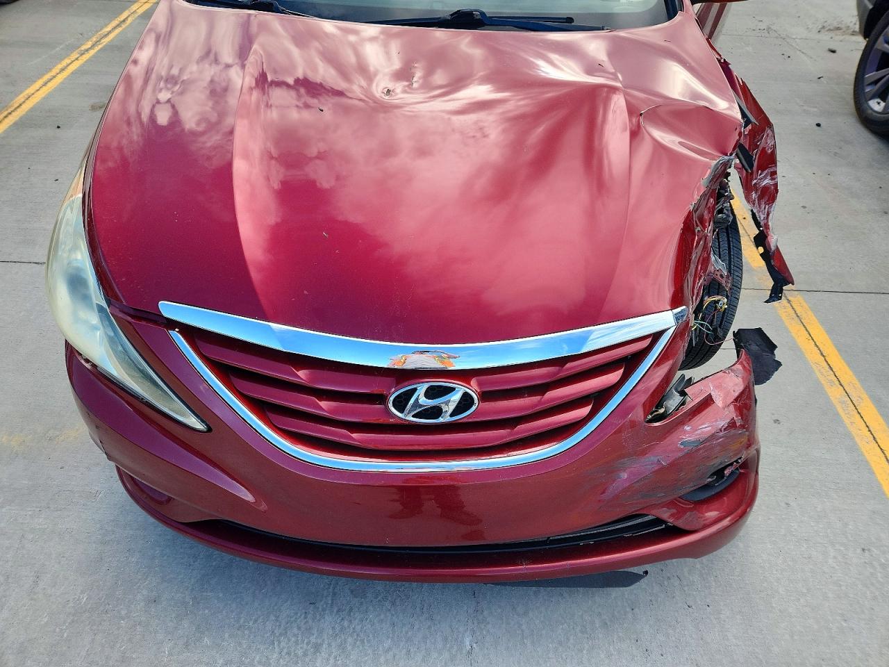 2012 Hyundai Sonata Gls Red vin: 5NPEB4AC5CH339991