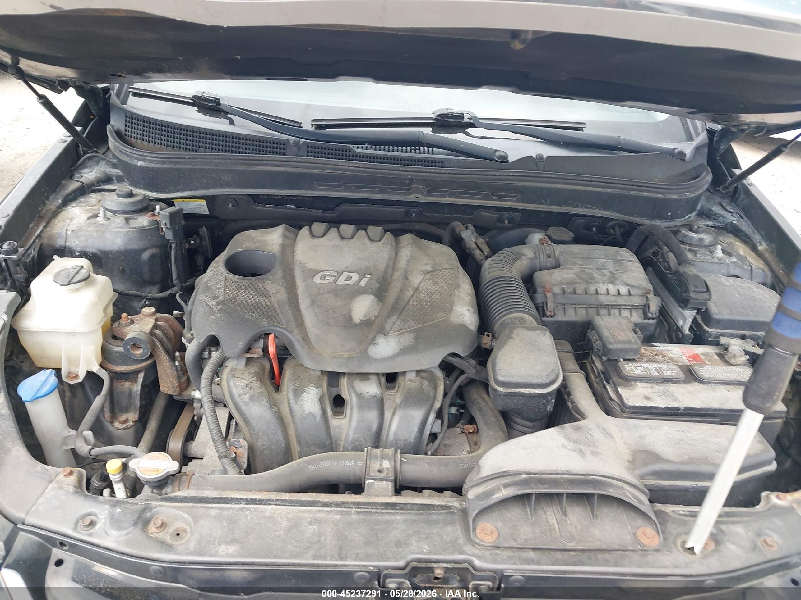 2012 Hyundai Sonata Gls Black vin: 5NPEB4AC5CH355463