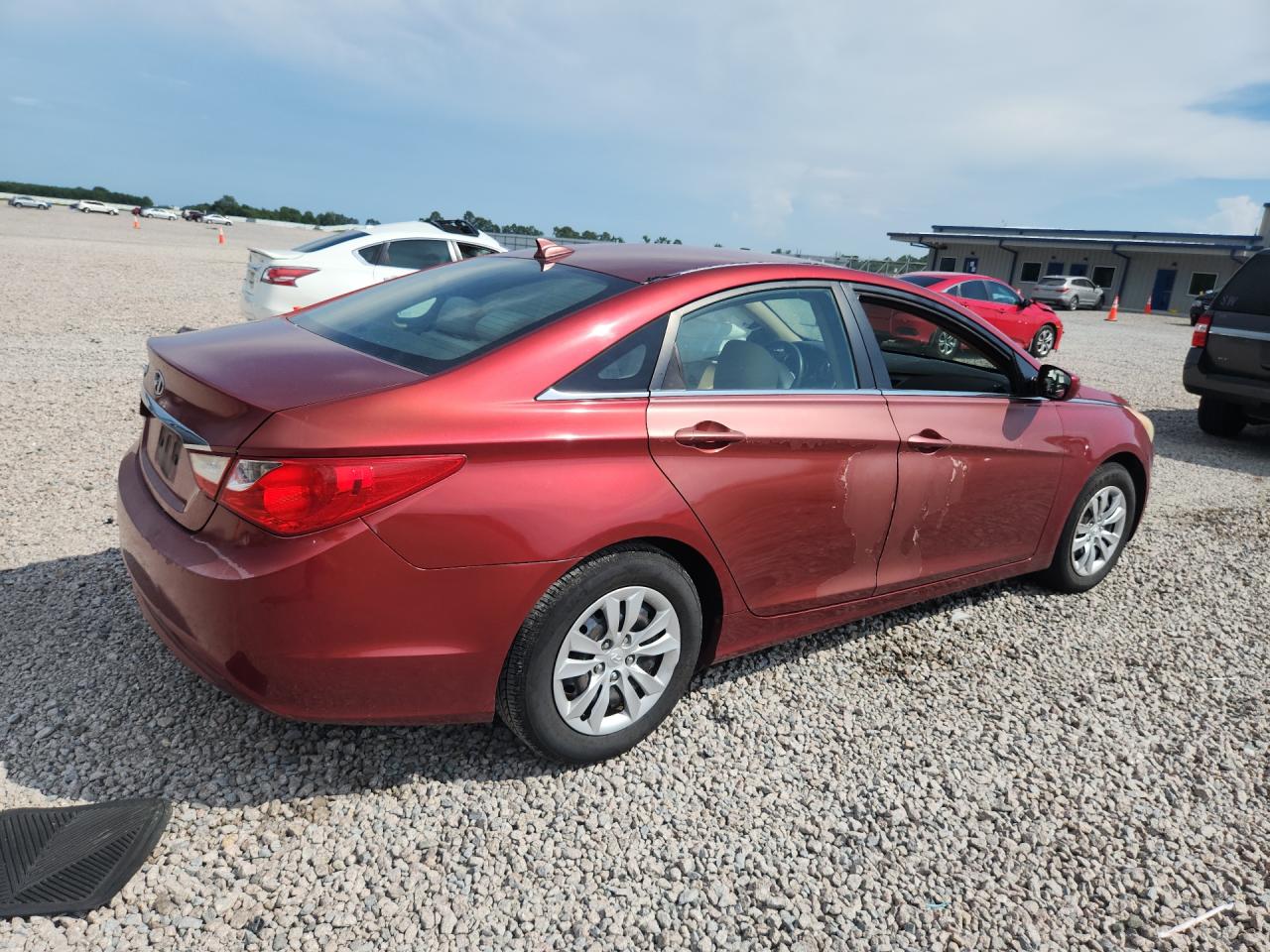 2012 Hyundai Sonata Gls Red vin: 5NPEB4AC5CH355611