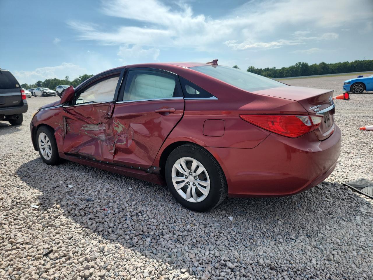 2012 Hyundai Sonata Gls Red vin: 5NPEB4AC5CH355611