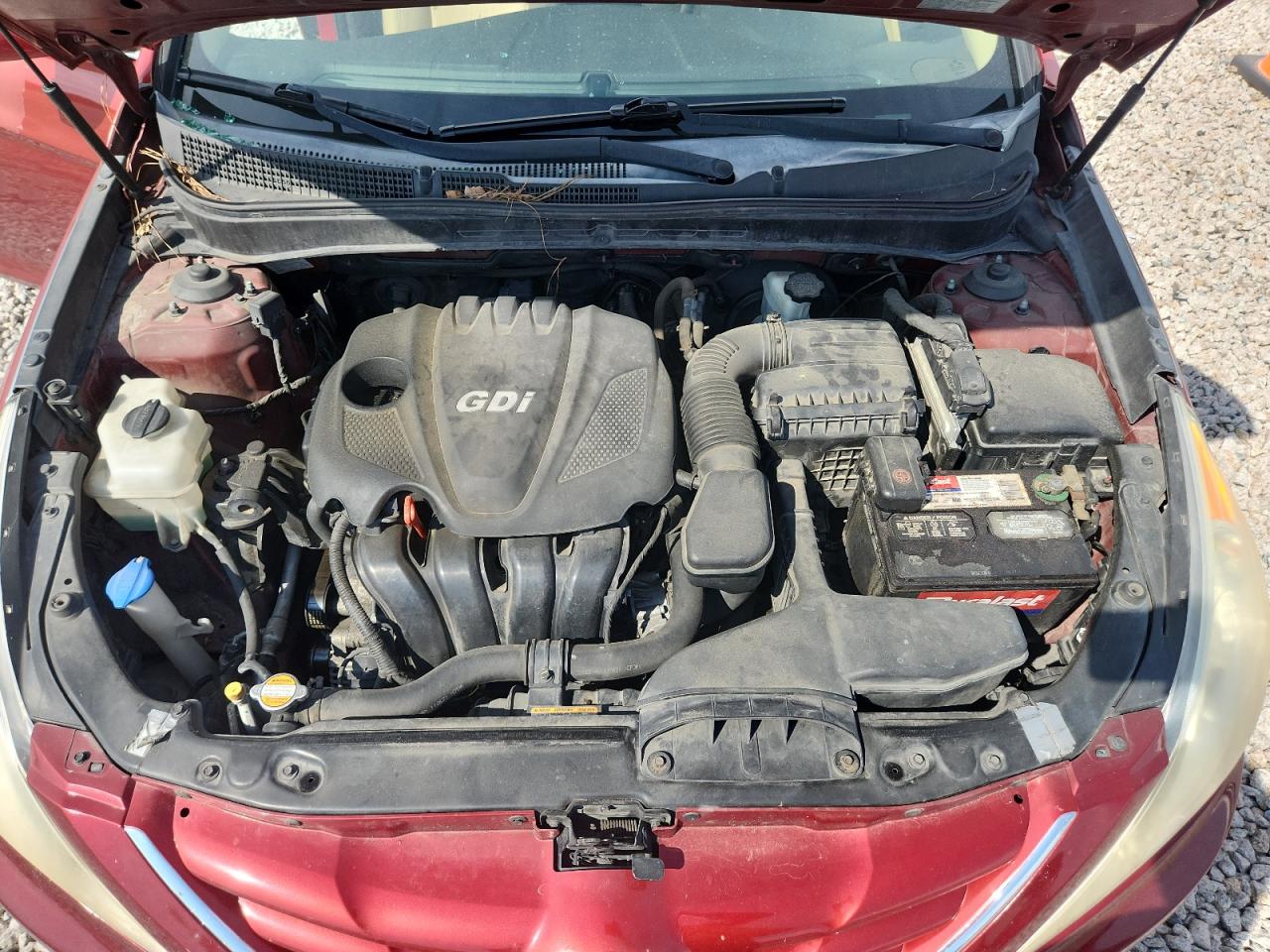 2012 Hyundai Sonata Gls Red vin: 5NPEB4AC5CH355611
