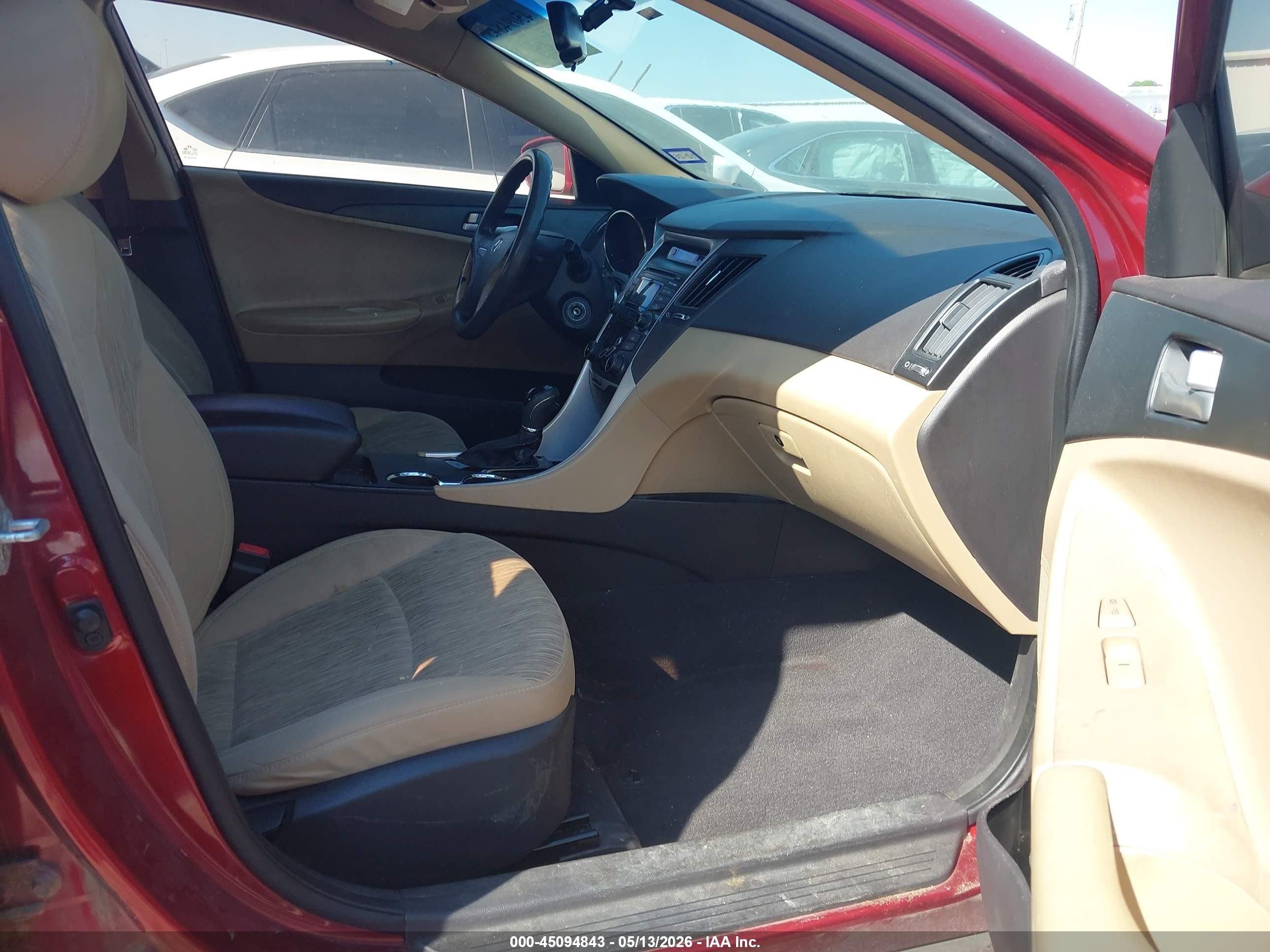 2012 Hyundai Sonata Gls Red vin: 5NPEB4AC5CH356337