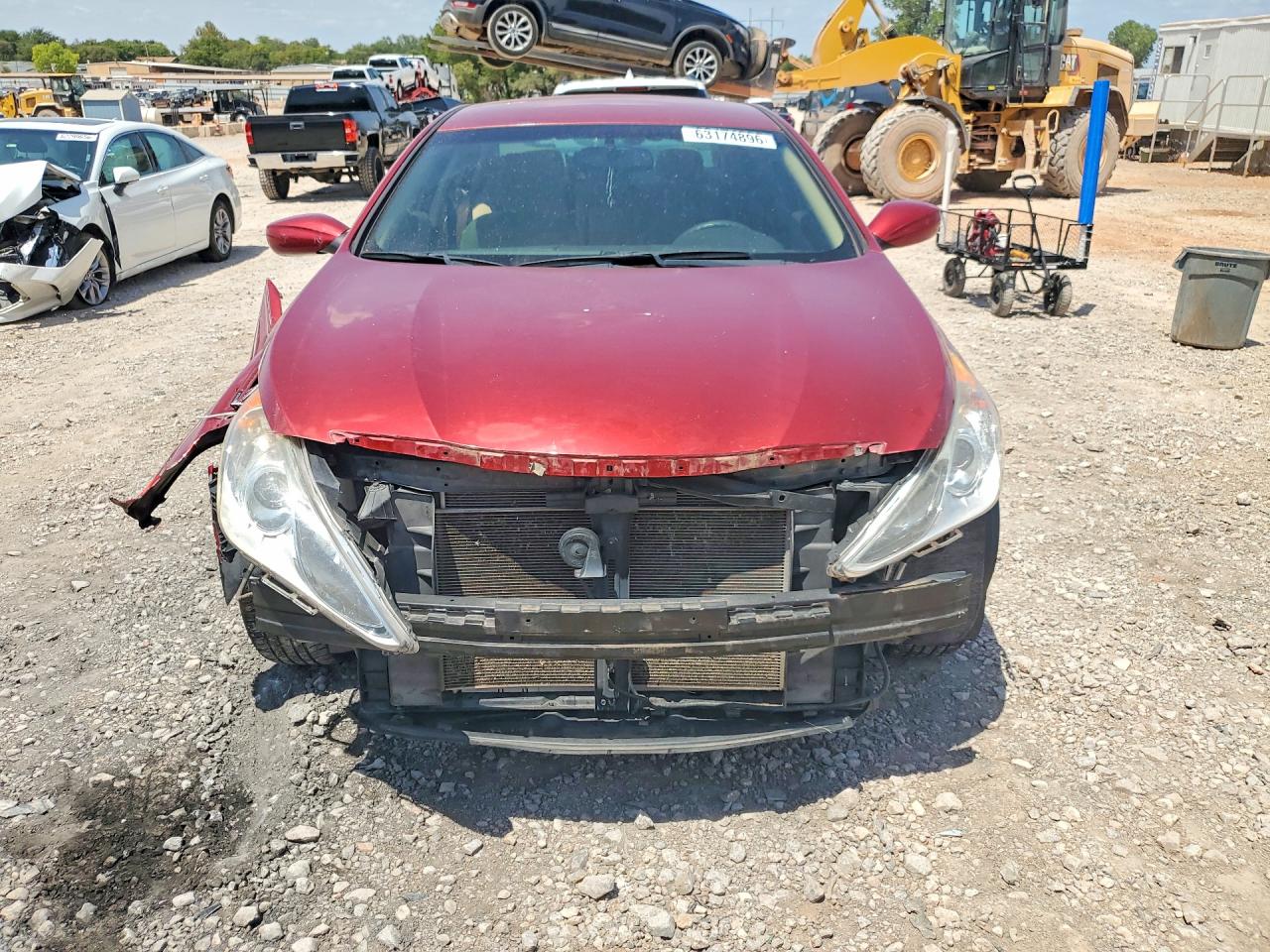 2012 Hyundai Sonata Gls Red vin: 5NPEB4AC5CH364728