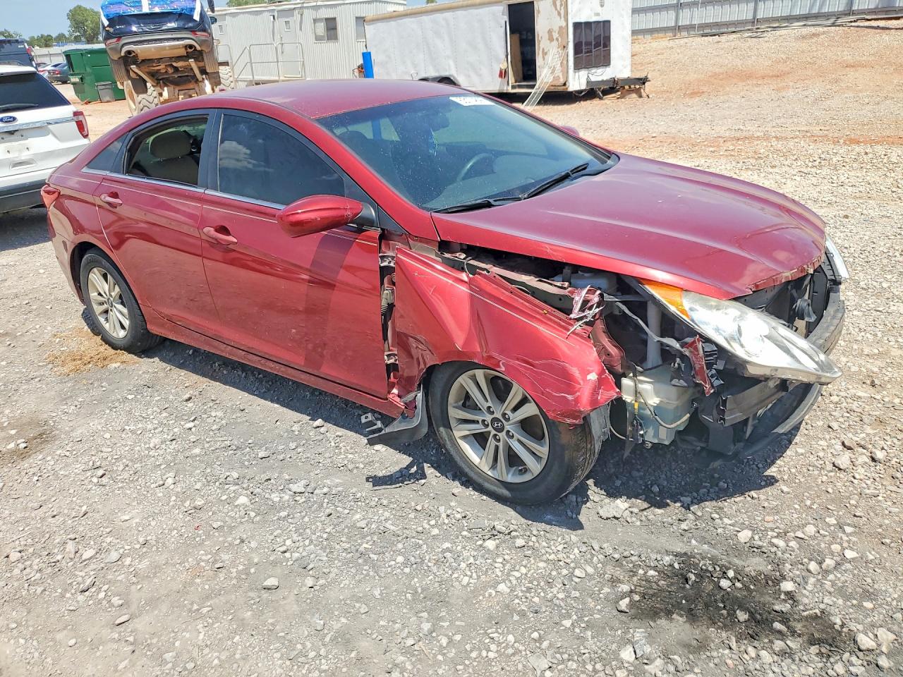 2012 Hyundai Sonata Gls Red vin: 5NPEB4AC5CH364728