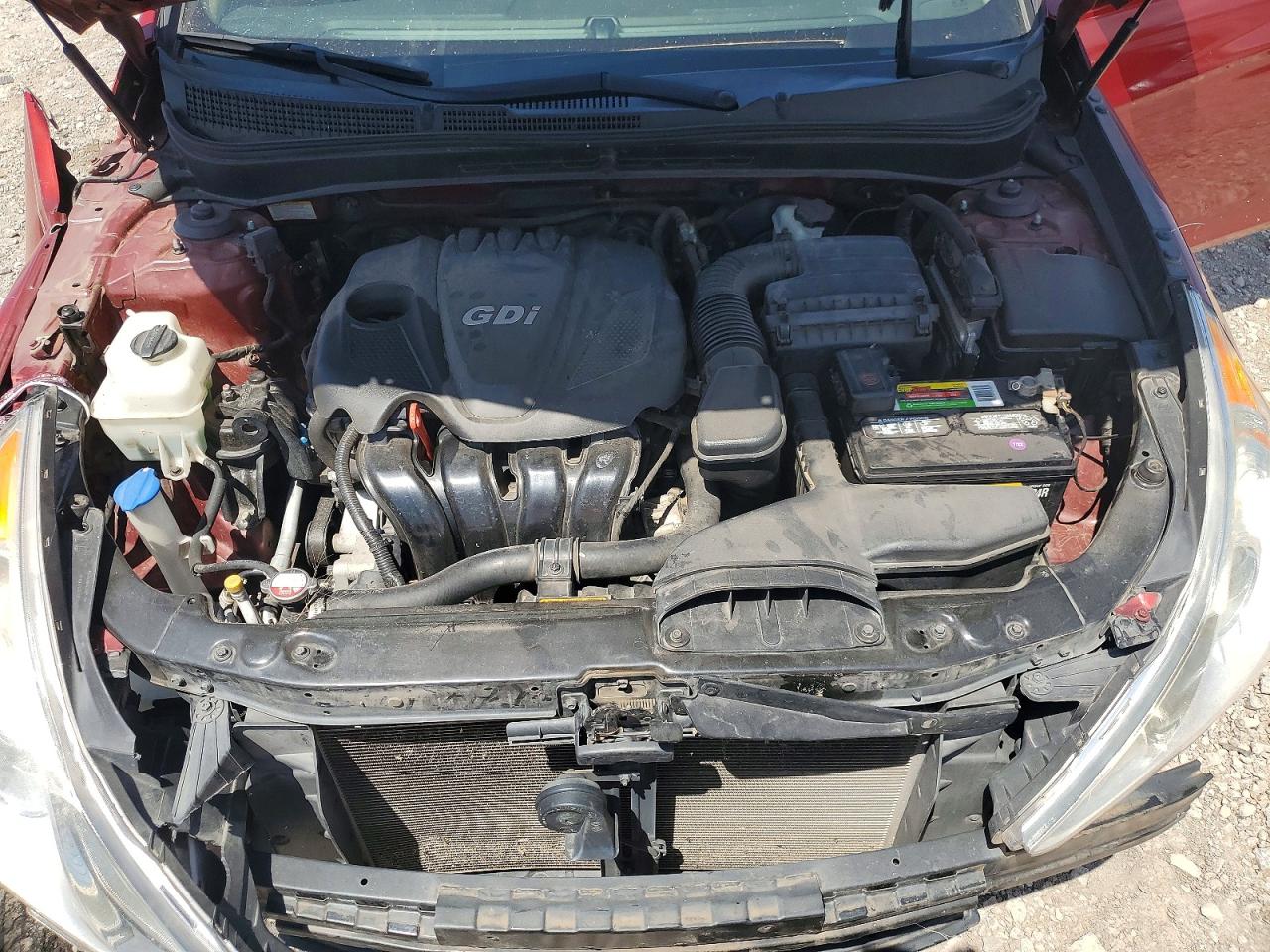 2012 Hyundai Sonata Gls Red vin: 5NPEB4AC5CH364728