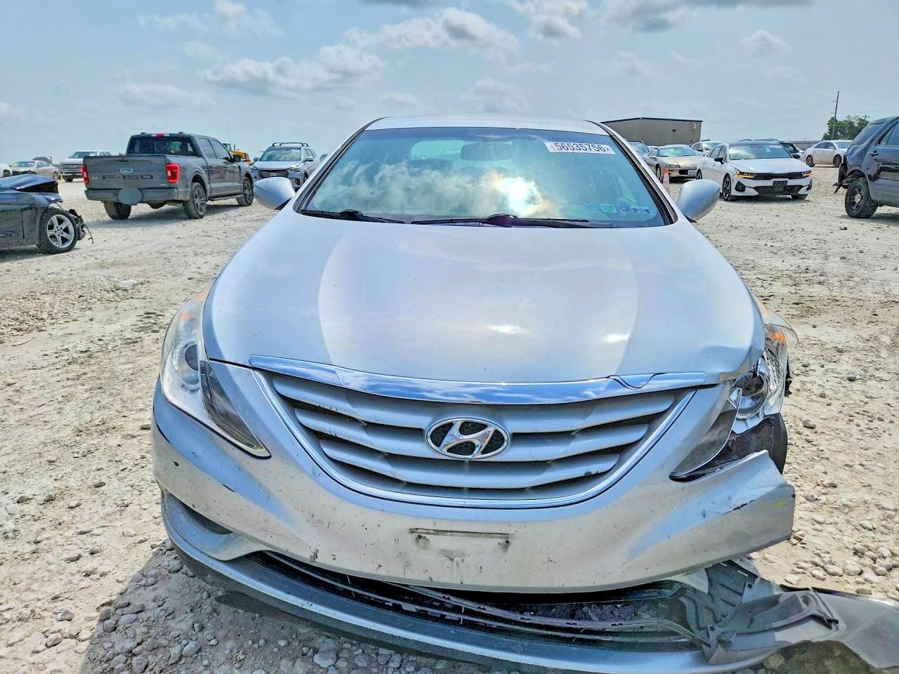 2012 Hyundai Sonata Gls Silver vin: 5NPEB4AC5CH365376