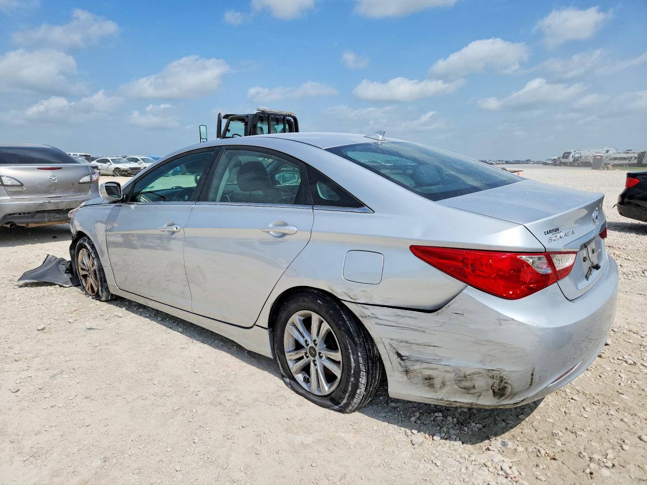 2012 Hyundai Sonata Gls Silver vin: 5NPEB4AC5CH365376