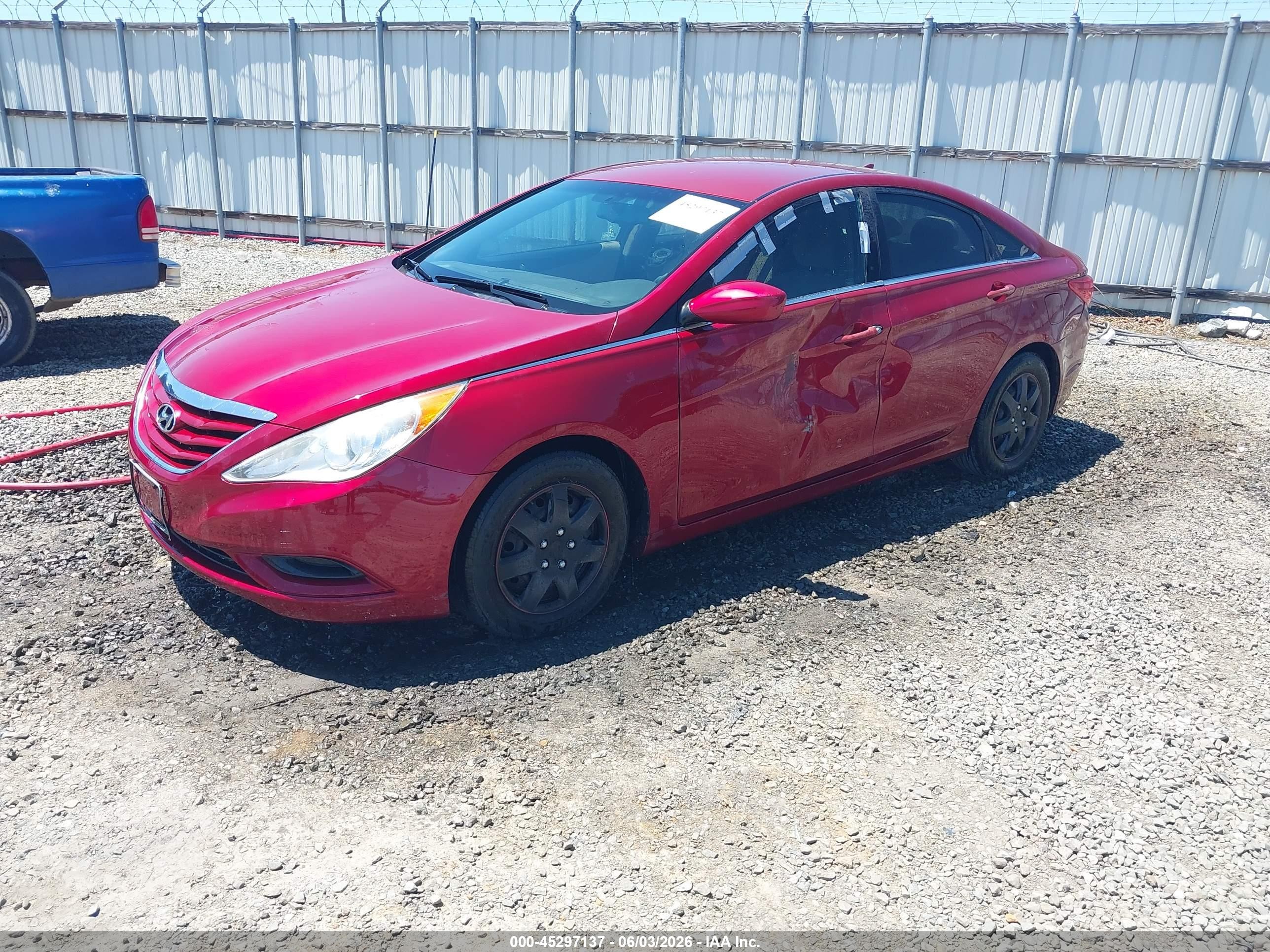 2012 Hyundai Sonata Gls Red vin: 5NPEB4AC5CH378418
