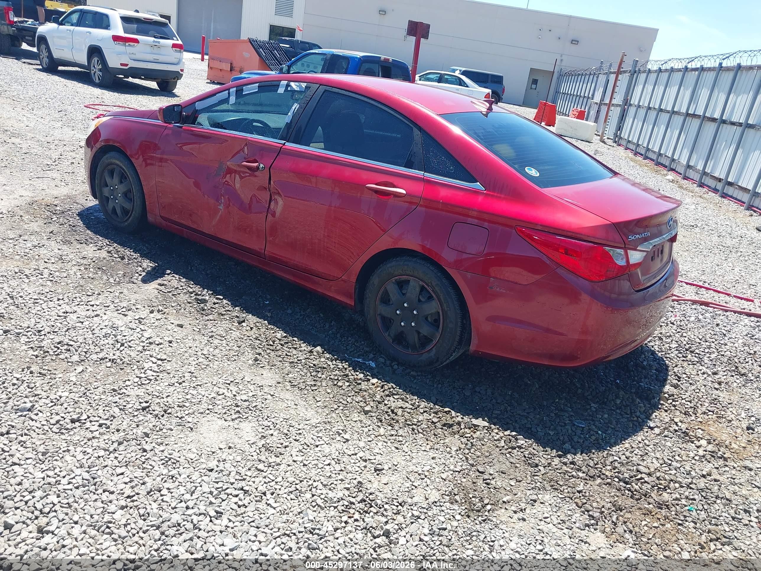2012 Hyundai Sonata Gls Red vin: 5NPEB4AC5CH378418