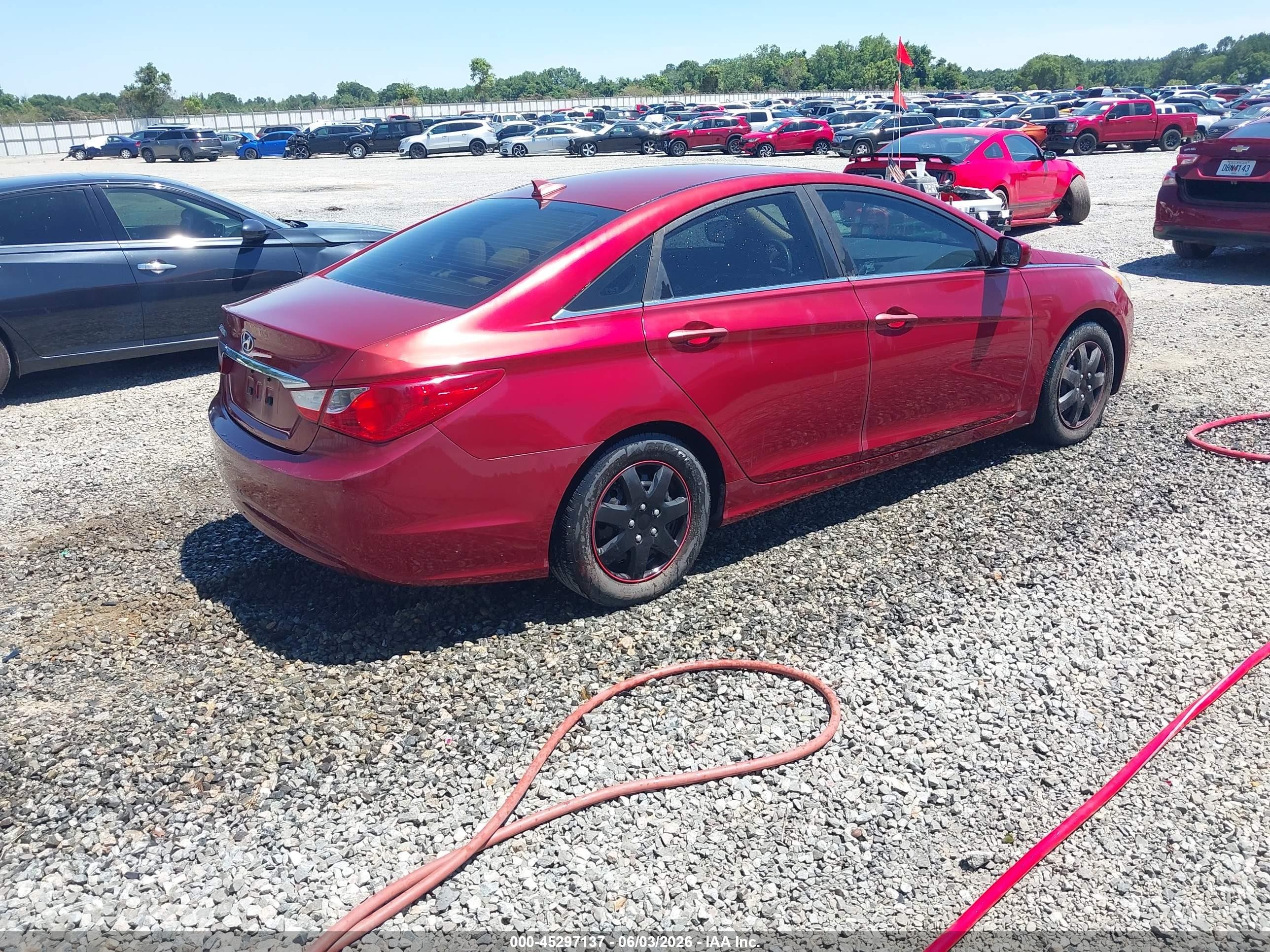 2012 Hyundai Sonata Gls Red vin: 5NPEB4AC5CH378418