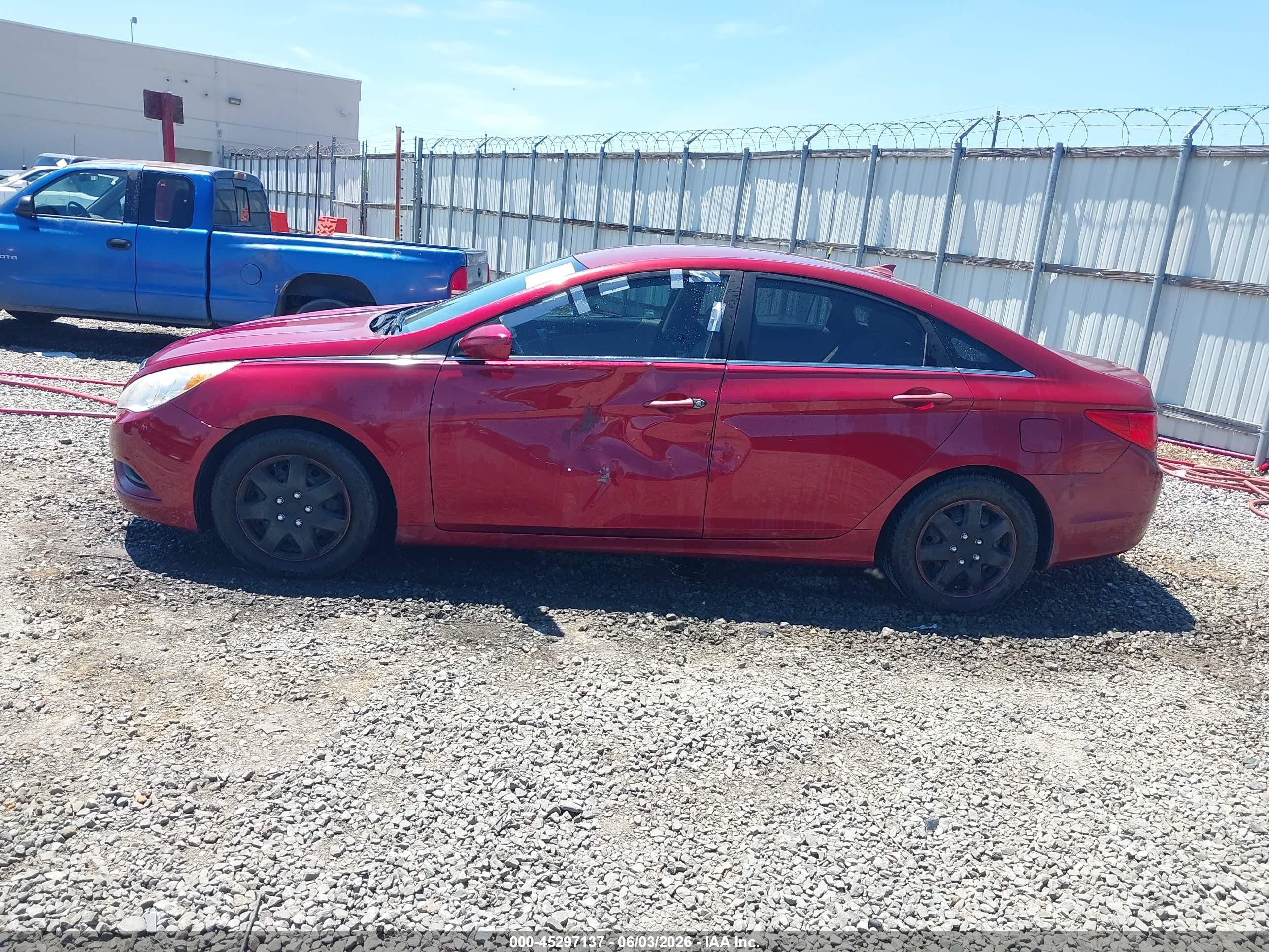 2012 Hyundai Sonata Gls Red vin: 5NPEB4AC5CH378418