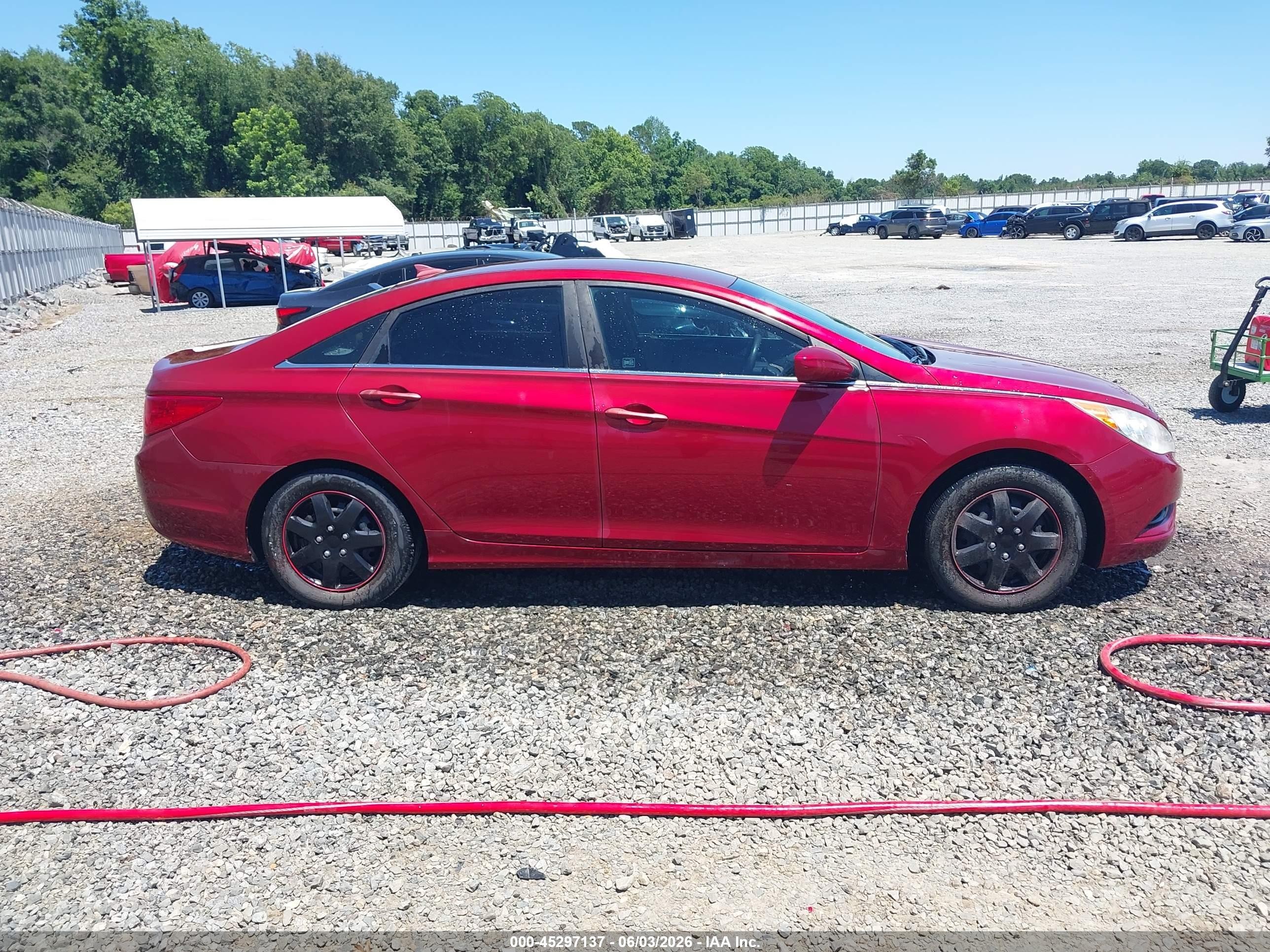 2012 Hyundai Sonata Gls Red vin: 5NPEB4AC5CH378418