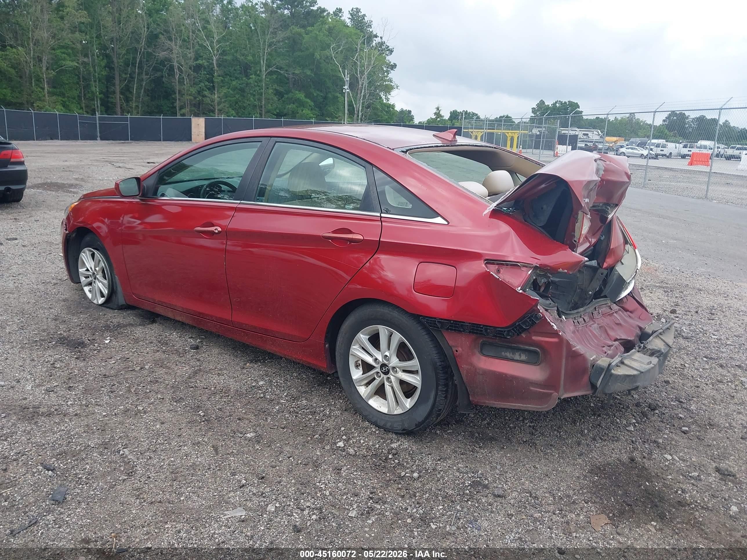 2012 Hyundai Sonata Gls Red vin: 5NPEB4AC5CH382033