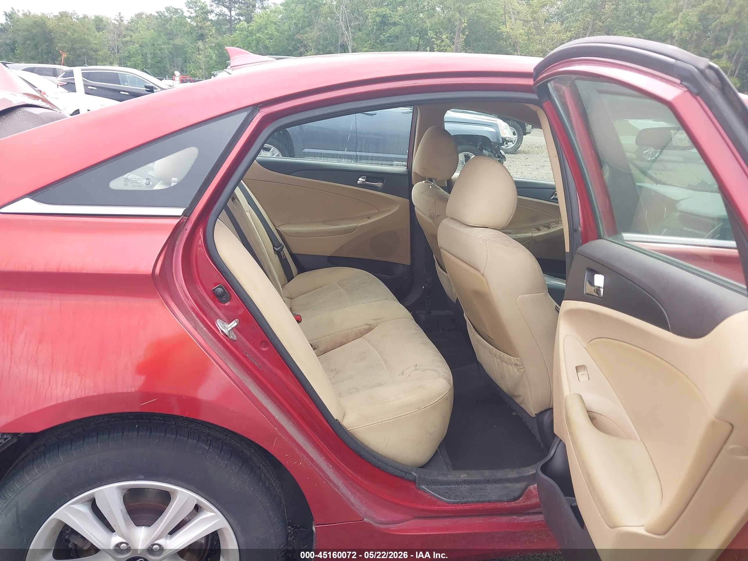 2012 Hyundai Sonata Gls Red vin: 5NPEB4AC5CH382033