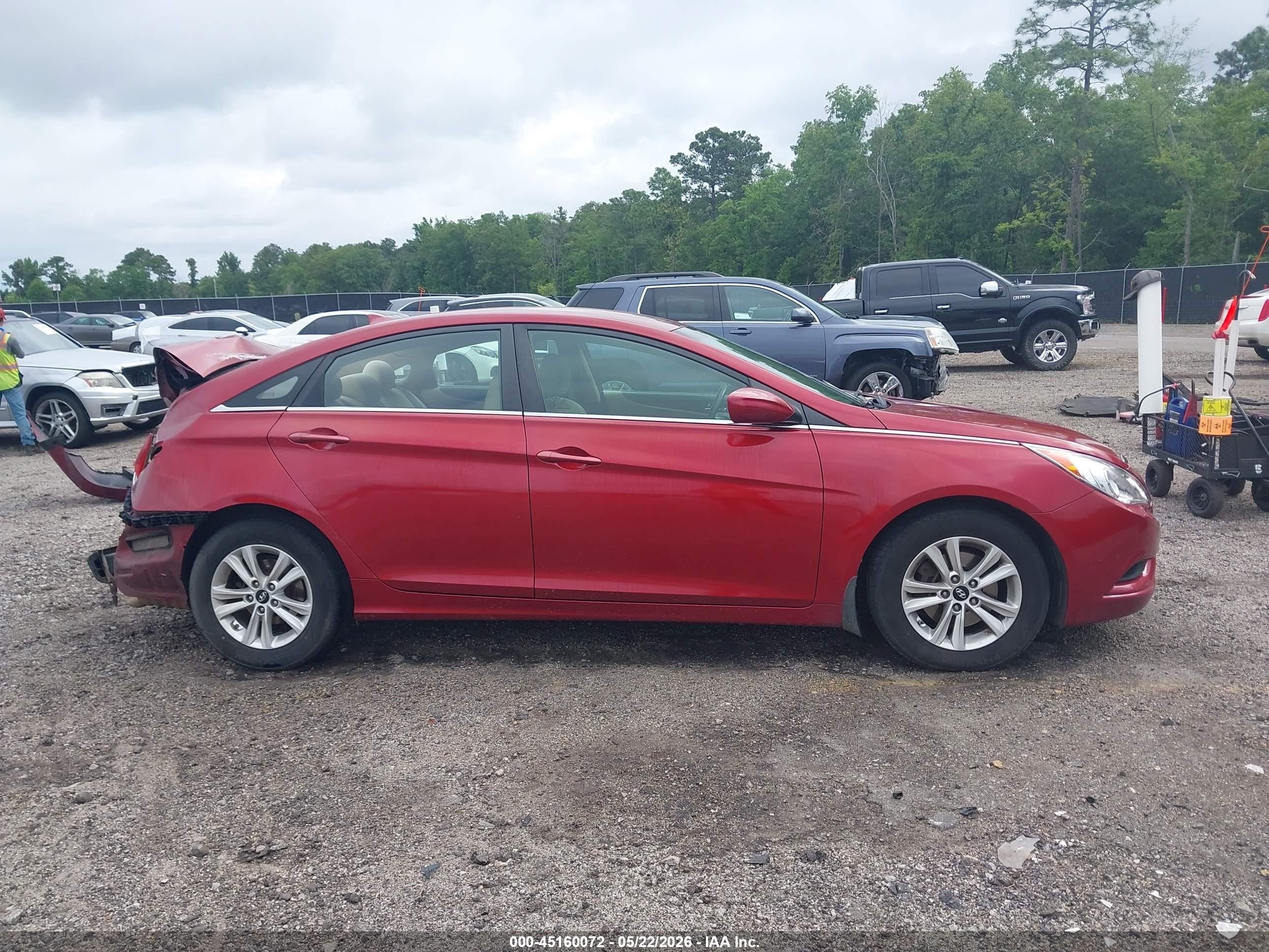 2012 Hyundai Sonata Gls Red vin: 5NPEB4AC5CH382033