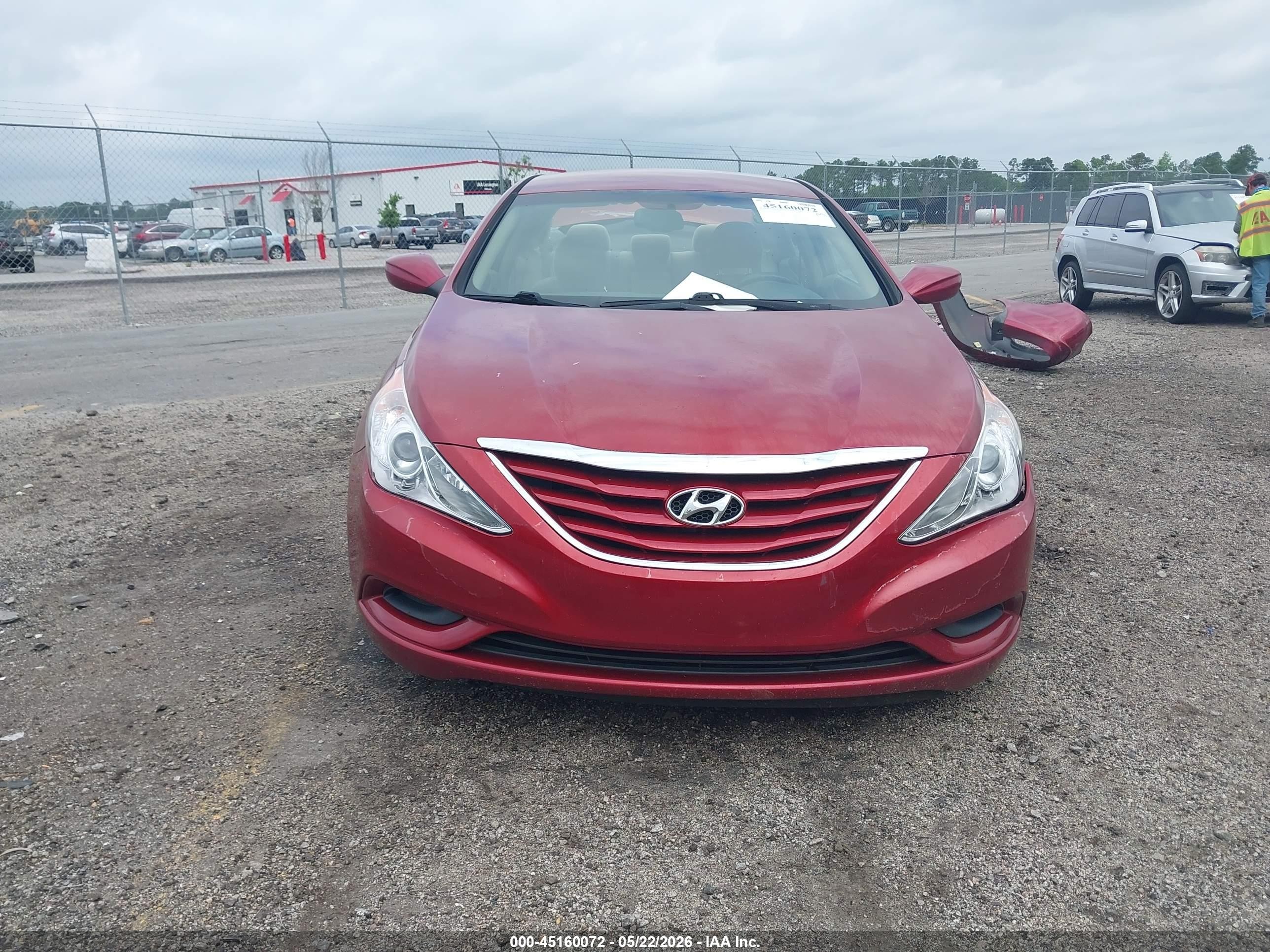 2012 Hyundai Sonata Gls Red vin: 5NPEB4AC5CH382033