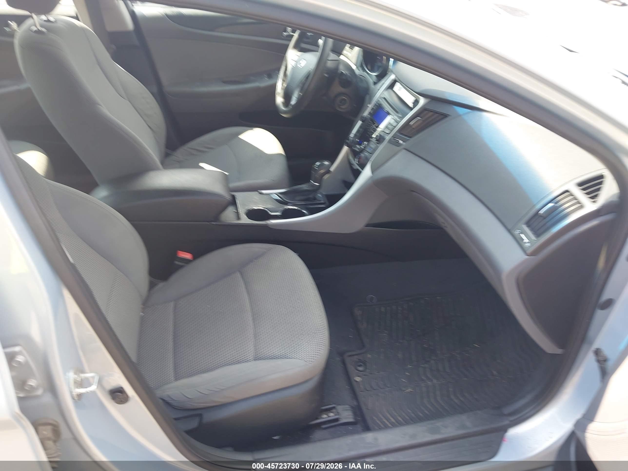 2012 Hyundai Sonata Gls Blue vin: 5NPEB4AC5CH382419