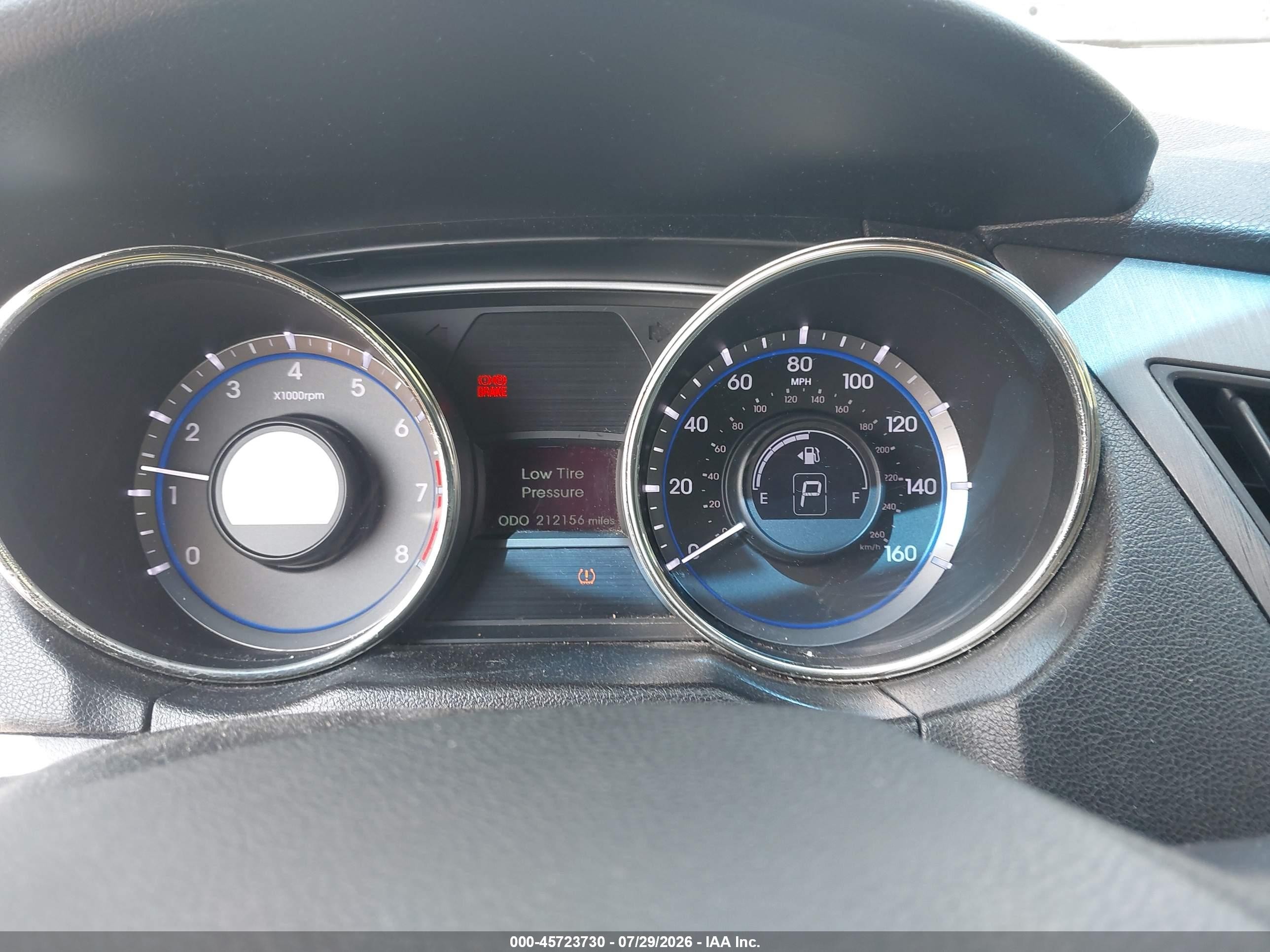 2012 Hyundai Sonata Gls Blue vin: 5NPEB4AC5CH382419