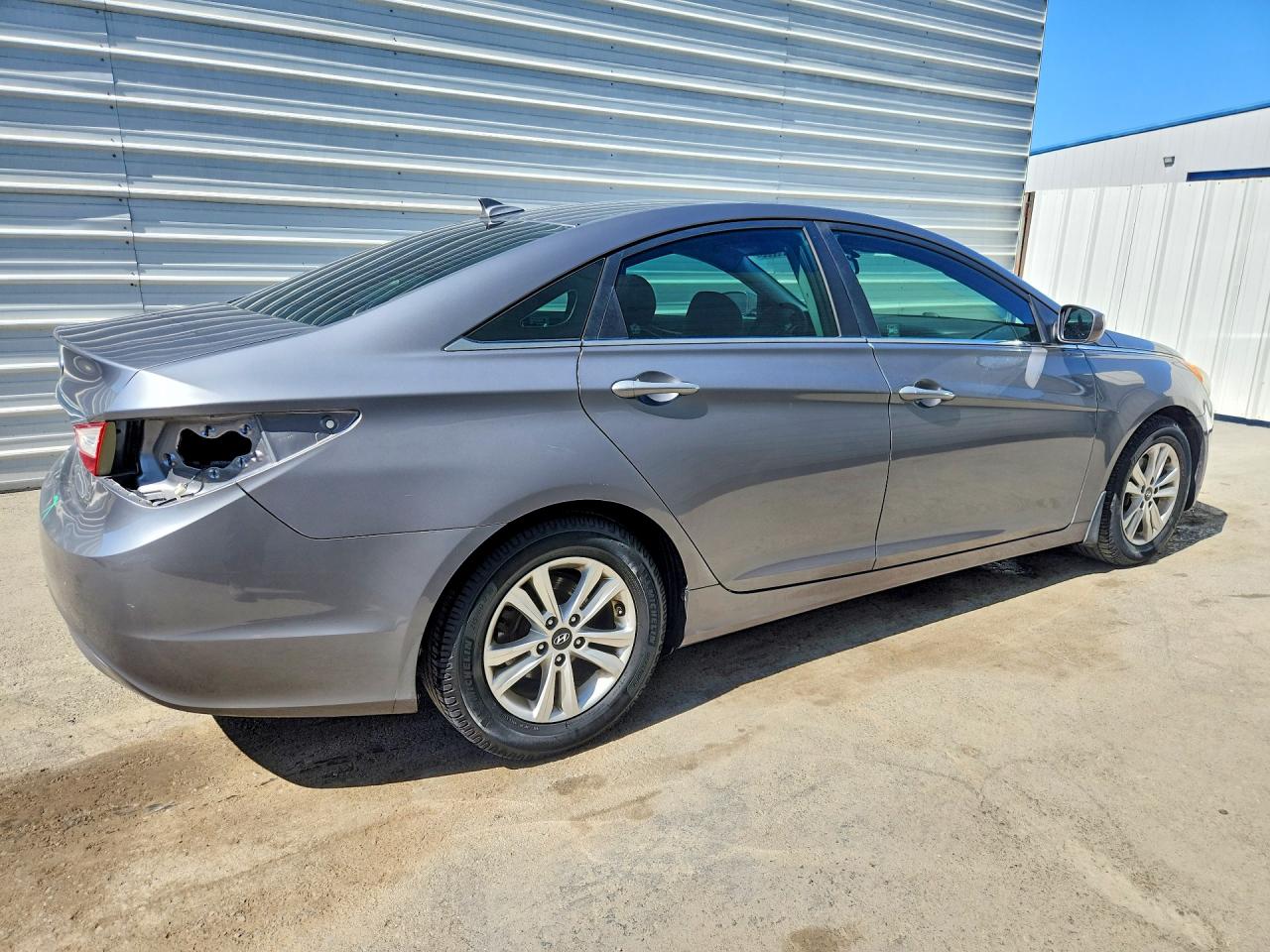 2012 Hyundai Sonata Gls Gray vin: 5NPEB4AC5CH386390