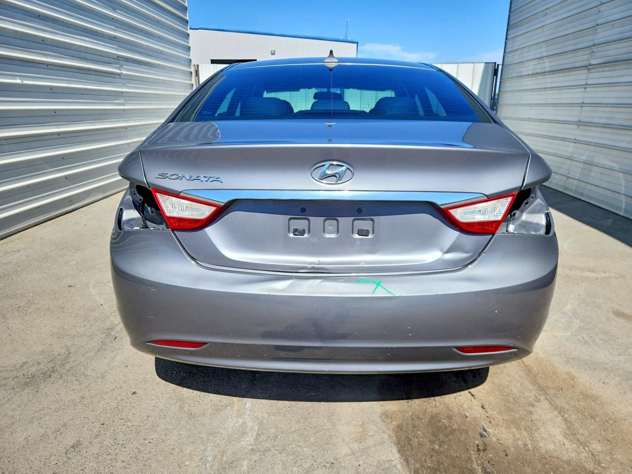 2012 Hyundai Sonata Gls Gray vin: 5NPEB4AC5CH386390