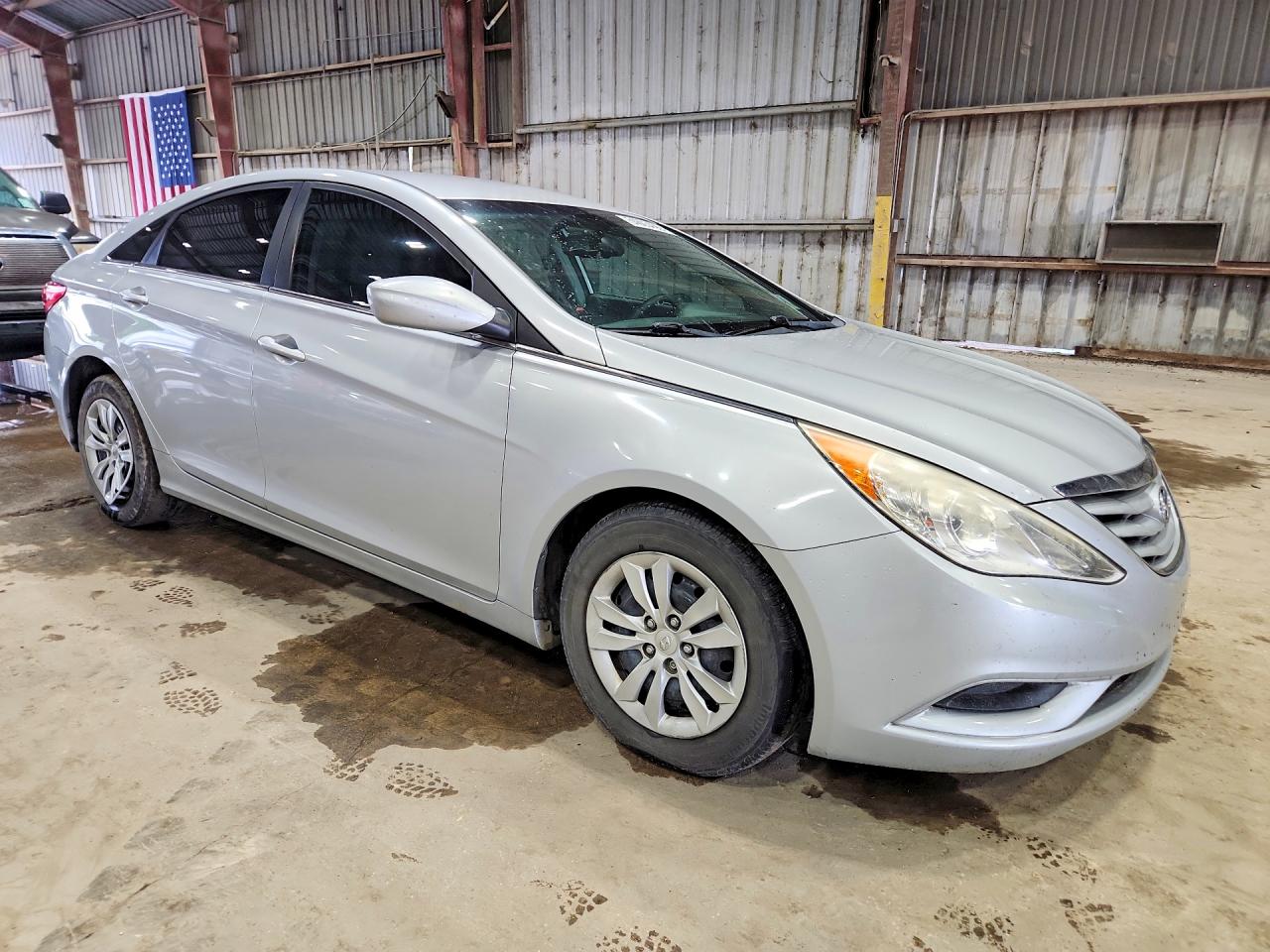 2012 Hyundai Sonata Gls Silver vin: 5NPEB4AC5CH401583