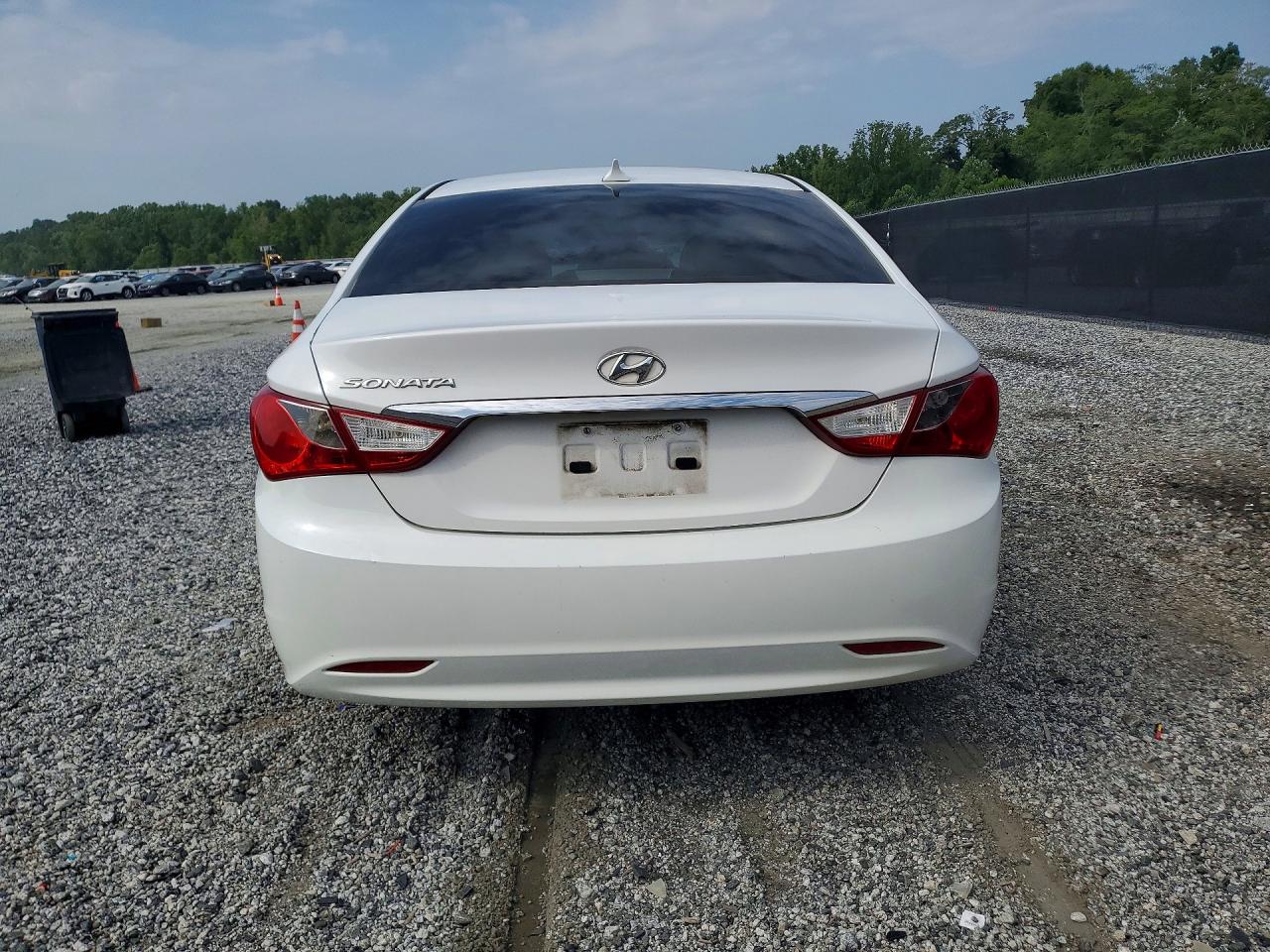 2012 Hyundai Sonata Gls White vin: 5NPEB4AC5CH403964