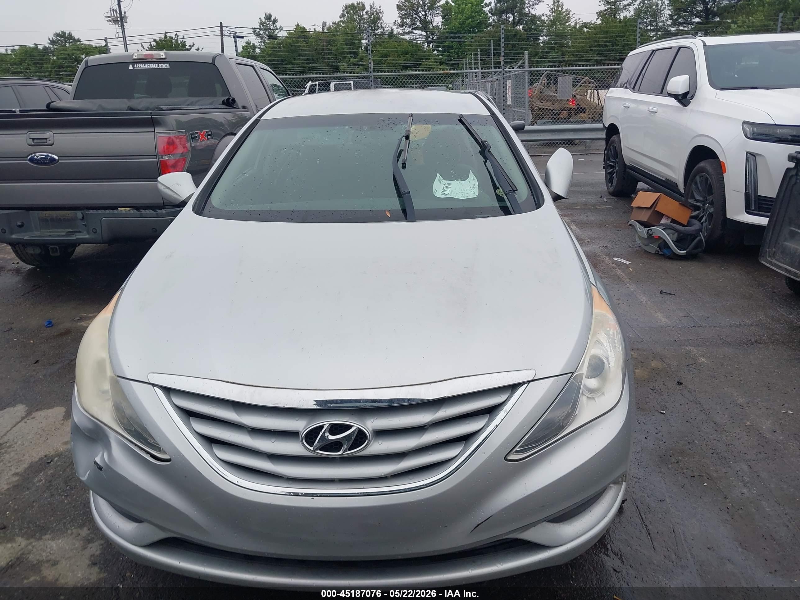 2012 Hyundai Sonata Gls Silver vin: 5NPEB4AC5CH406105