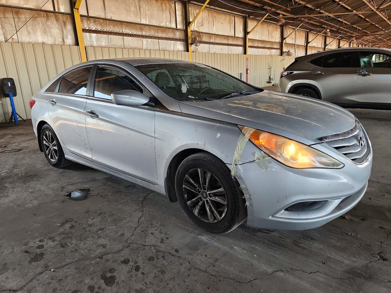 2012 Hyundai Sonata Gls Silver vin: 5NPEB4AC5CH406928