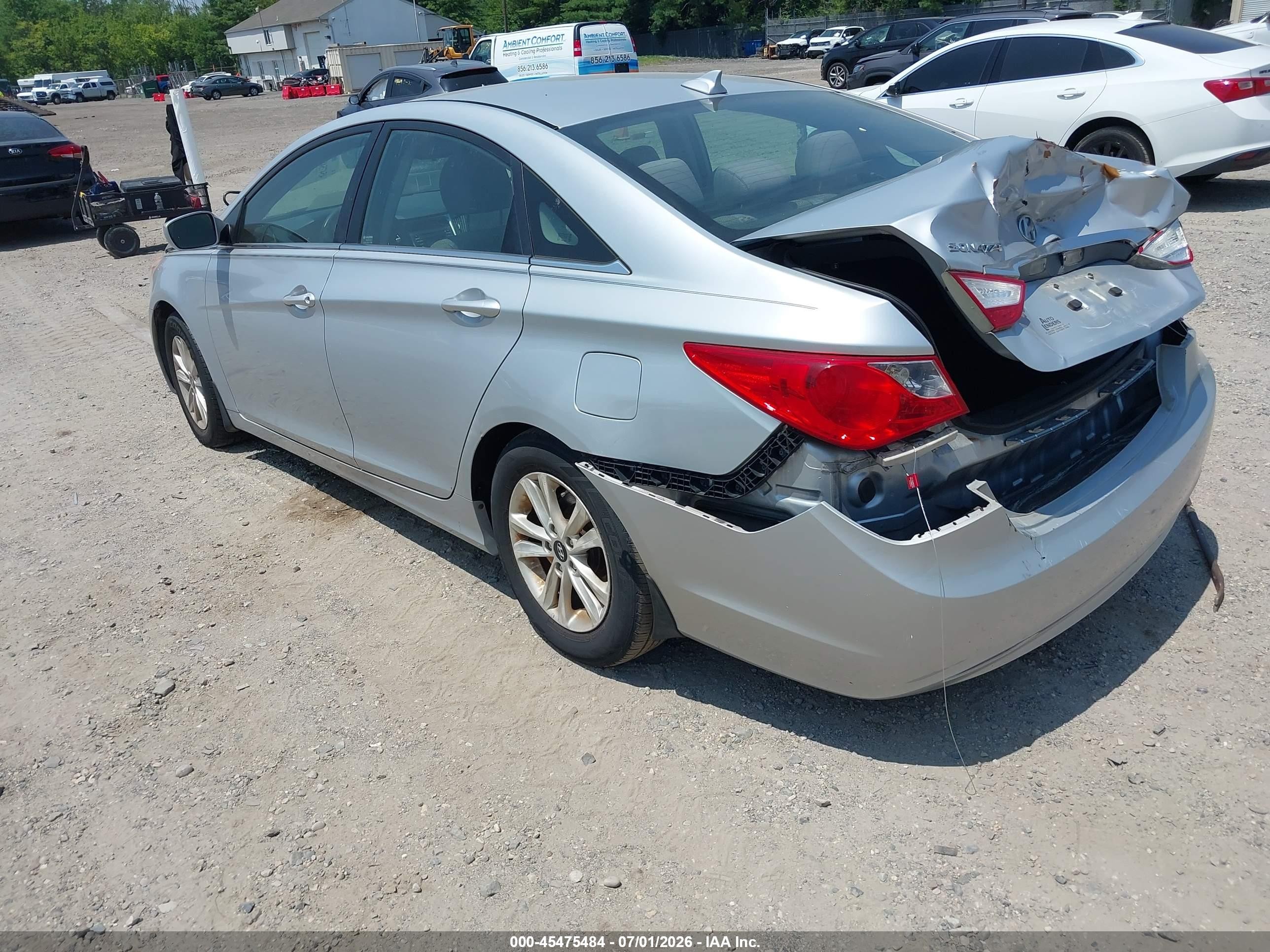 2012 Hyundai Sonata Gls Silver vin: 5NPEB4AC5CH408968