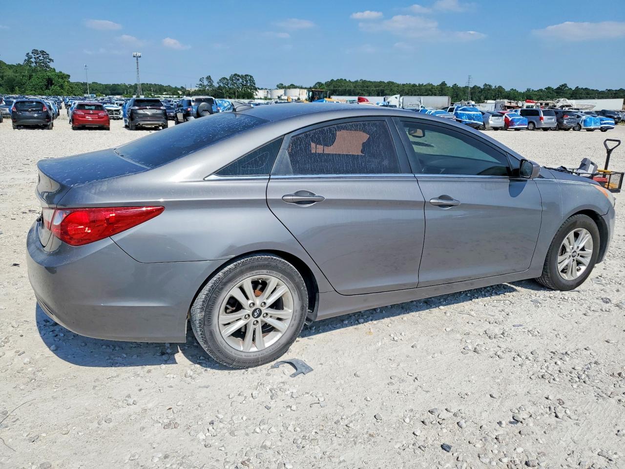 2012 Hyundai Sonata Gls Gray vin: 5NPEB4AC5CH412843