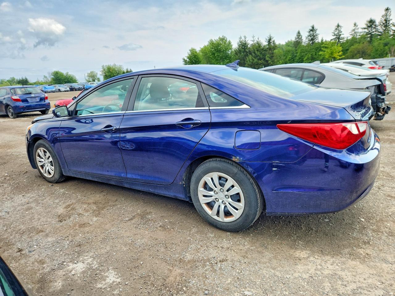 2012 Hyundai Sonata Gls Blue vin: 5NPEB4AC5CH413894