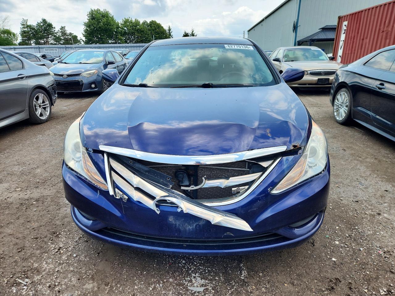 2012 Hyundai Sonata Gls Blue vin: 5NPEB4AC5CH413894