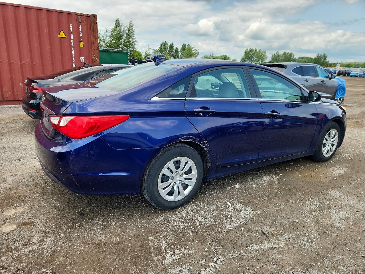 2012 Hyundai Sonata Gls Blue vin: 5NPEB4AC5CH413894