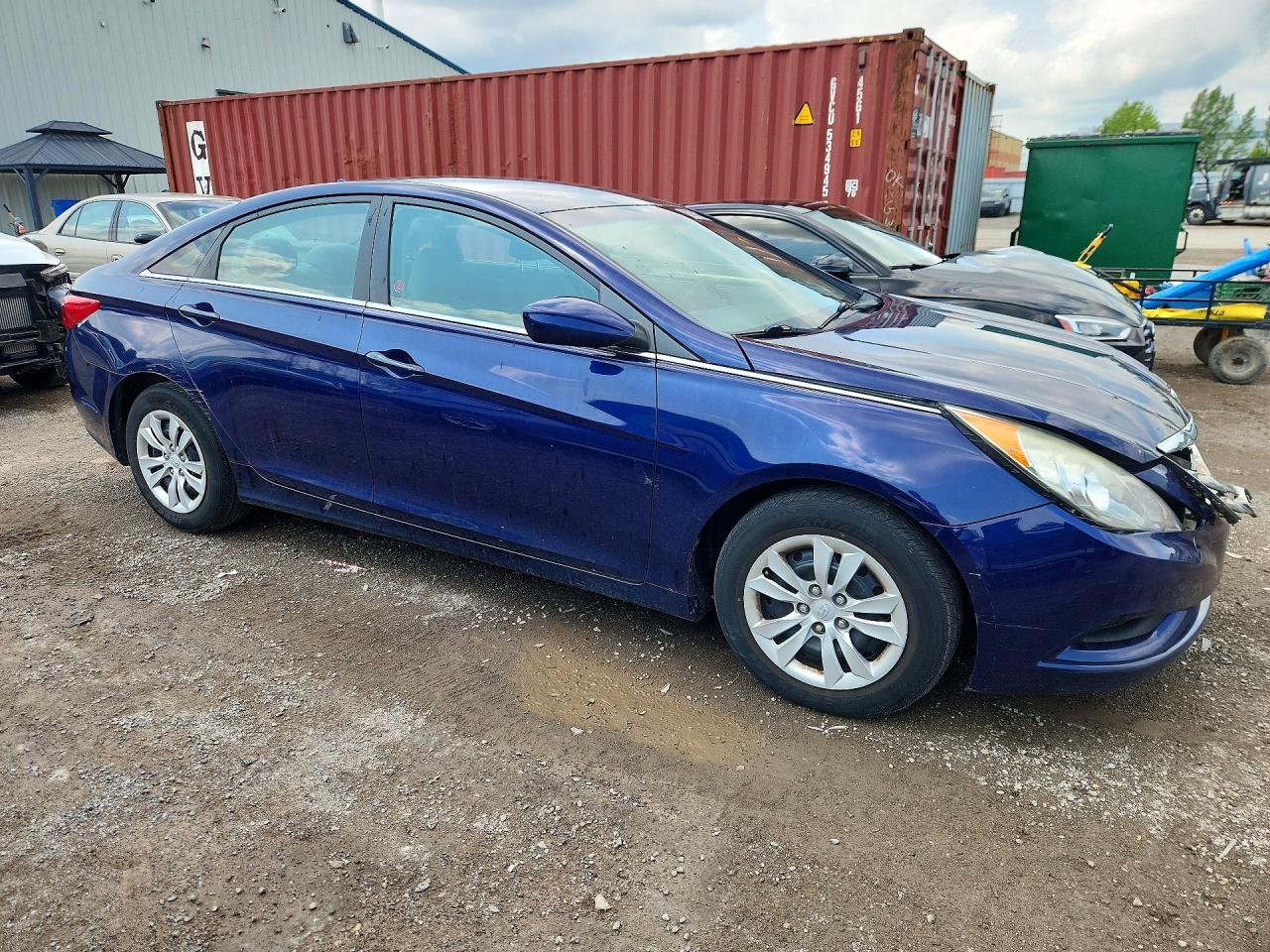 2012 Hyundai Sonata Gls Blue vin: 5NPEB4AC5CH413894