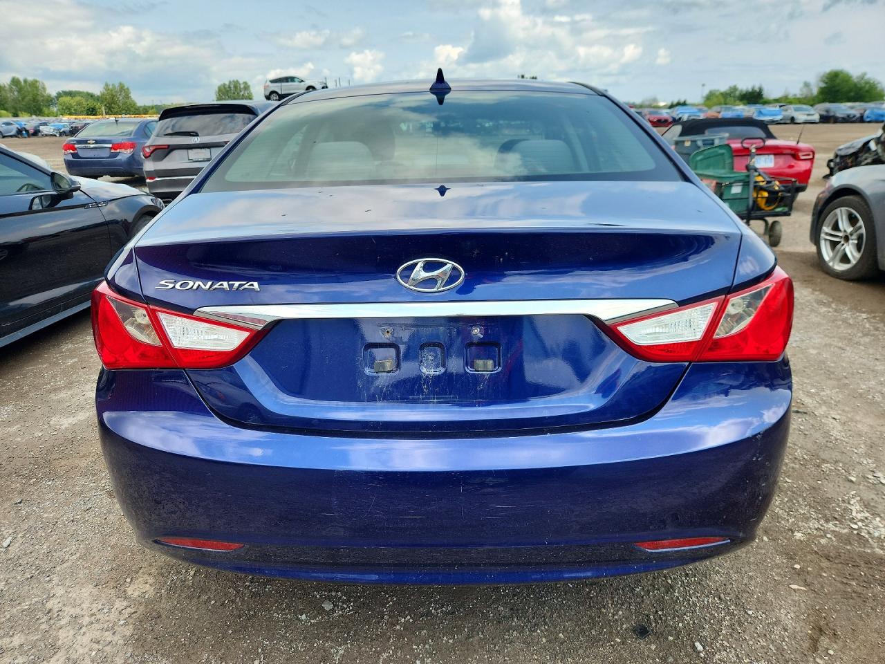 2012 Hyundai Sonata Gls Blue vin: 5NPEB4AC5CH413894