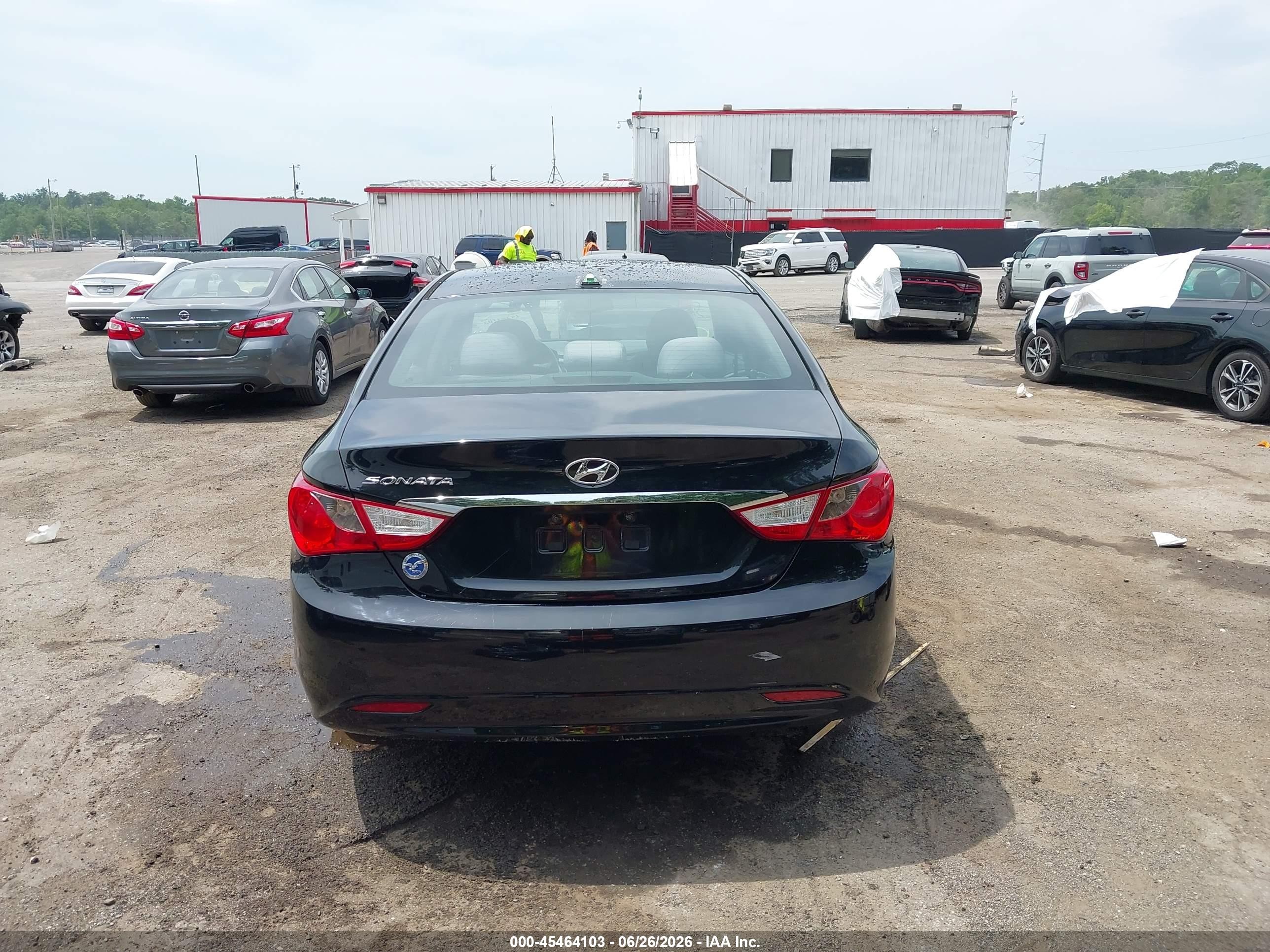 2012 Hyundai Sonata Gls Black vin: 5NPEB4AC5CH415340