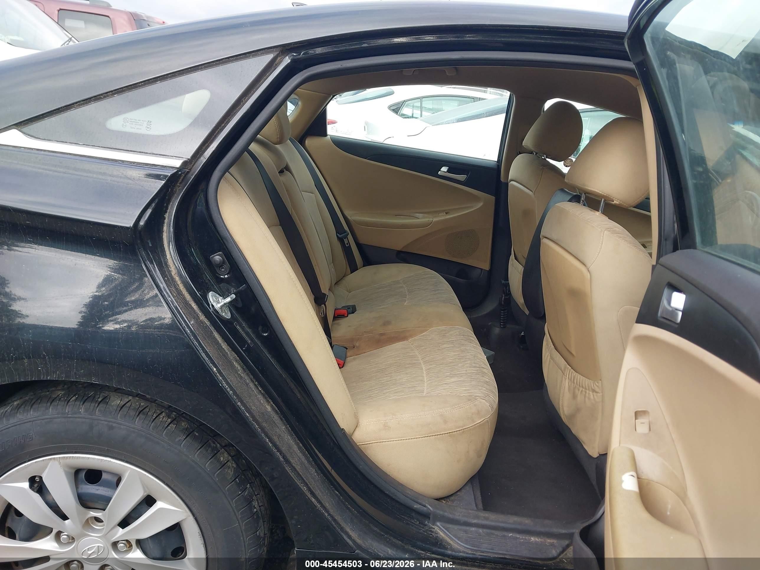 2012 Hyundai Sonata Gls Black vin: 5NPEB4AC5CH424166