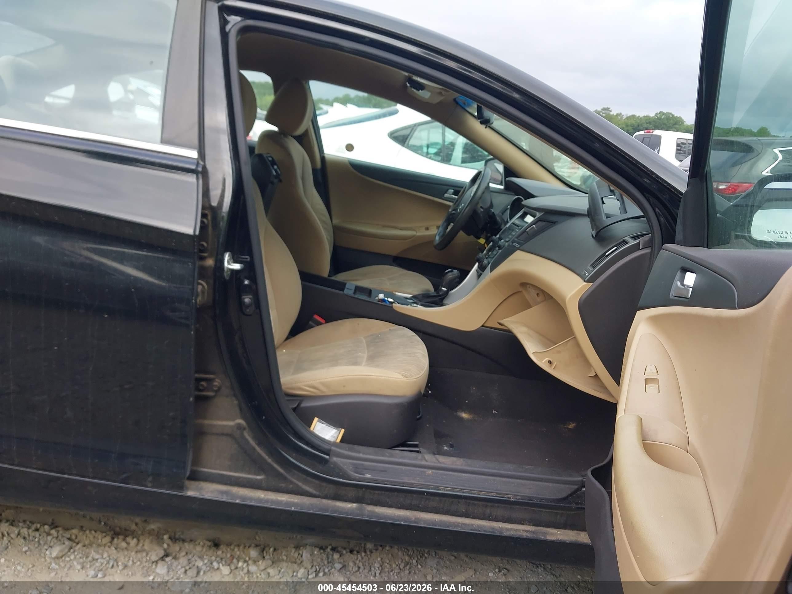 2012 Hyundai Sonata Gls Black vin: 5NPEB4AC5CH424166