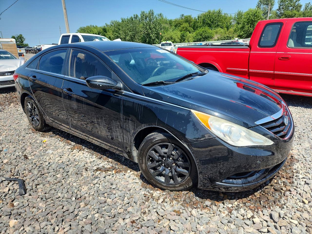 2012 Hyundai Sonata Gls Черный vin: 5NPEB4AC5CH433742