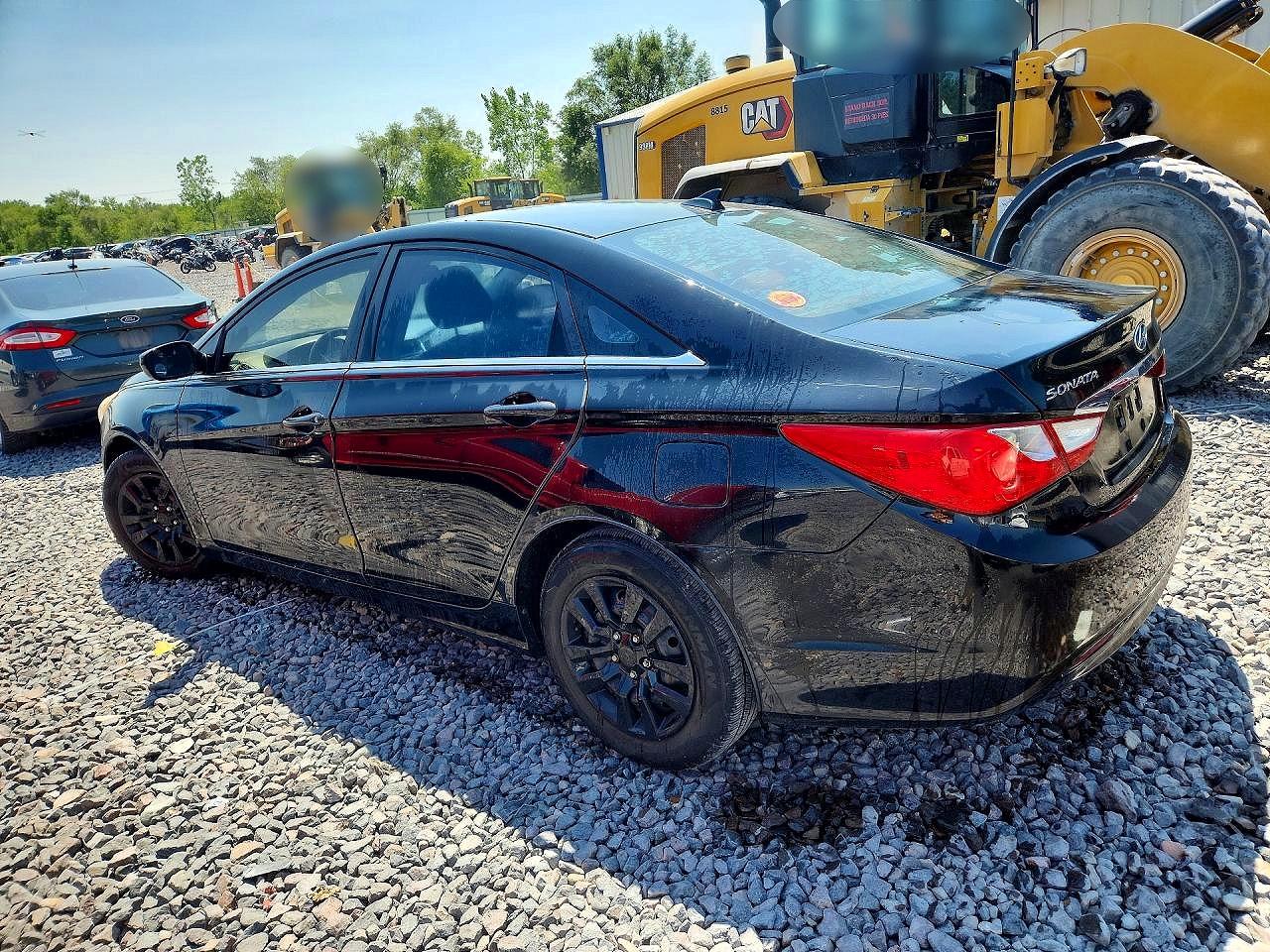 2012 Hyundai Sonata Gls Черный vin: 5NPEB4AC5CH433742