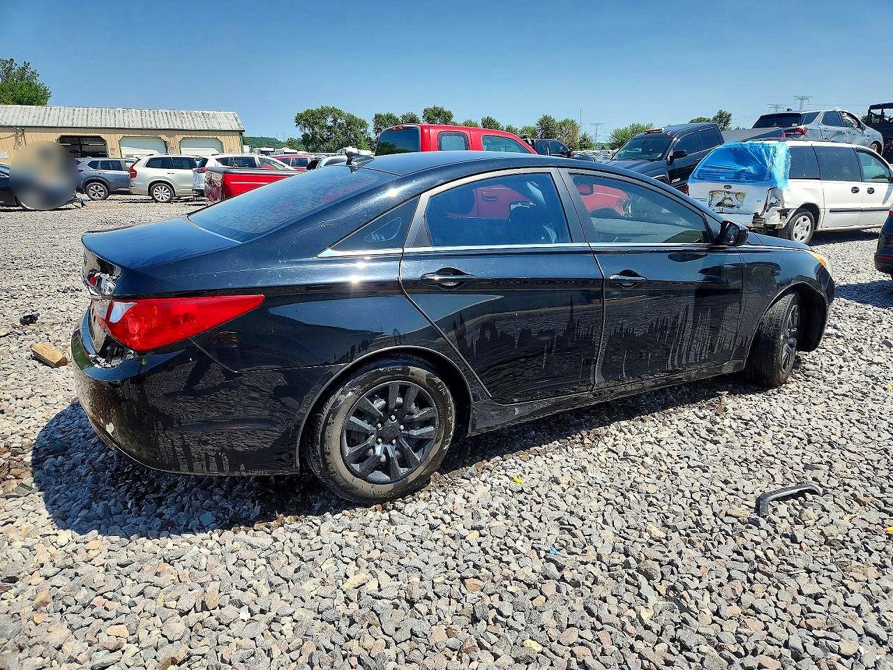 2012 Hyundai Sonata Gls Черный vin: 5NPEB4AC5CH433742