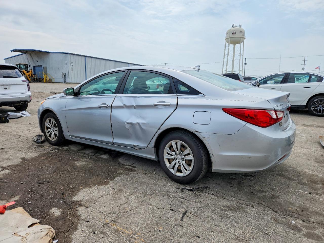2012 Hyundai Sonata Gls Silver vin: 5NPEB4AC5CH435197