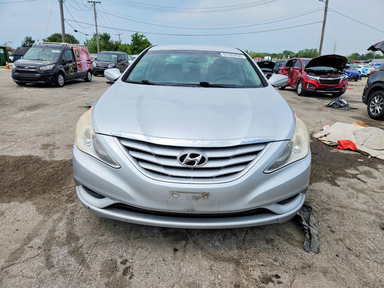 2012 Hyundai Sonata Gls Silver vin: 5NPEB4AC5CH435197