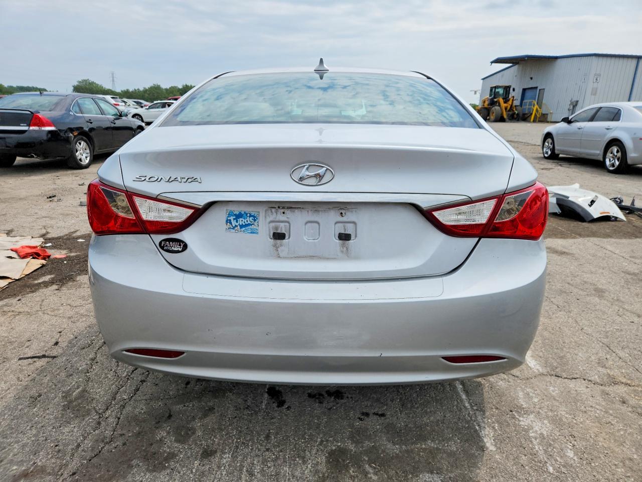 2012 Hyundai Sonata Gls Silver vin: 5NPEB4AC5CH435197