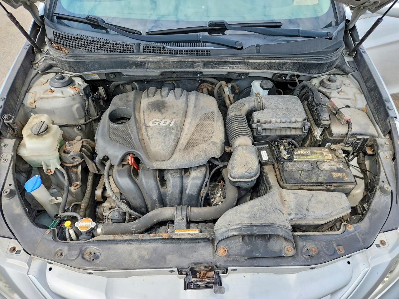 2012 Hyundai Sonata Gls Silver vin: 5NPEB4AC5CH435197