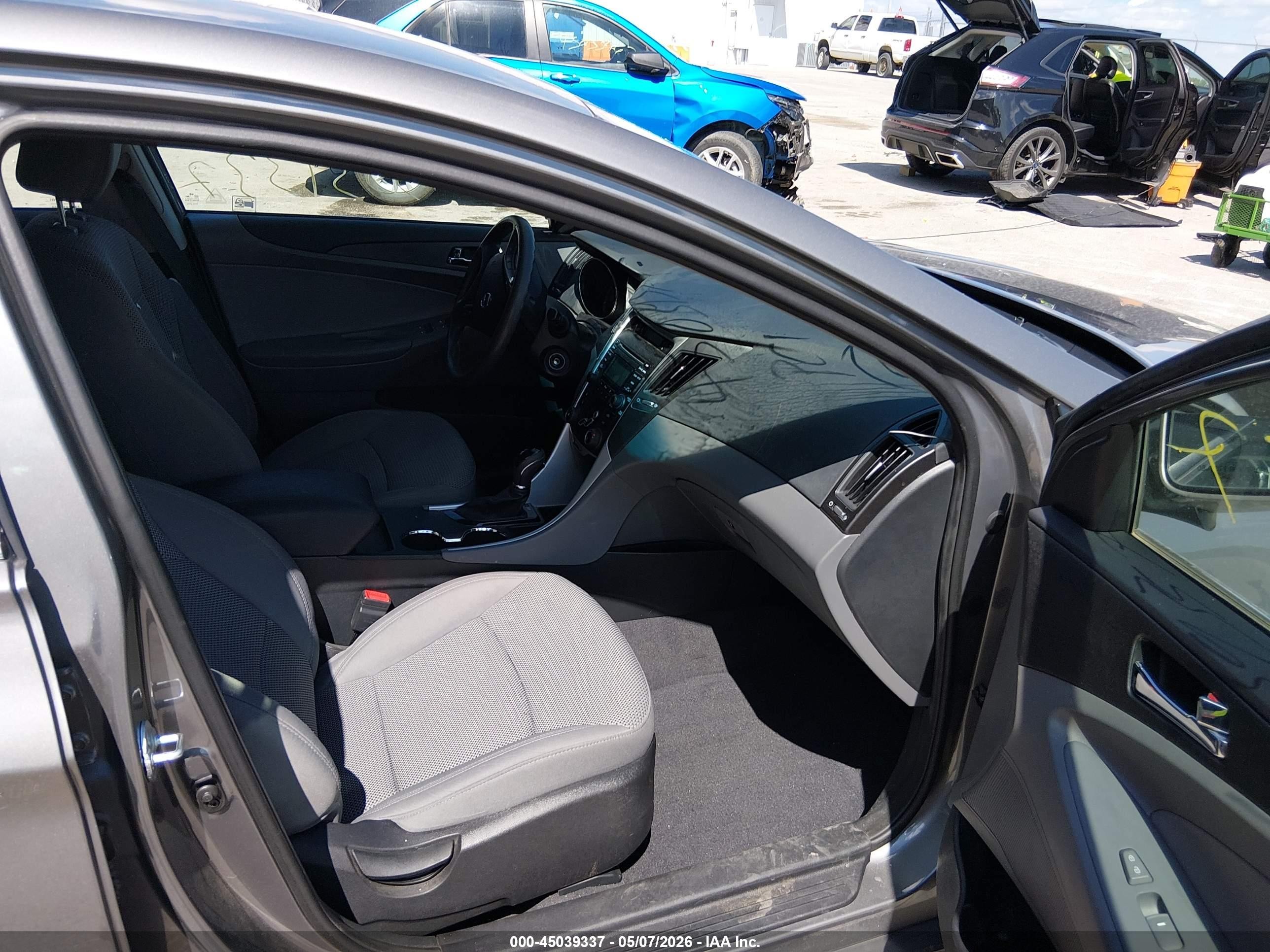 2012 Hyundai Sonata Gls Gray vin: 5NPEB4AC5CH448256